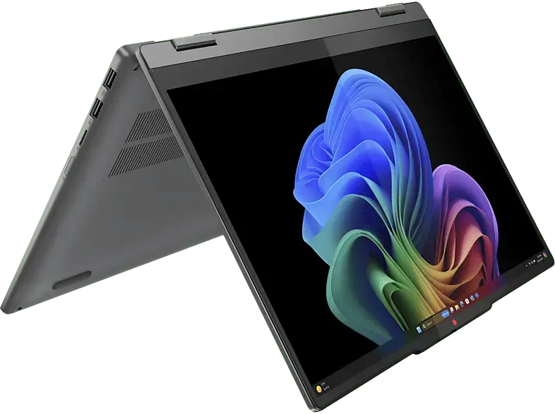 LENOVO IdeaPad 5 2-in-1 14Q8X9, Convertible, 14 Zoll WUXGA Touchscreen, Qualcomm® Snapdragon® X Plus Prozessor, 24 GB RAM, 1 TB SSD, Adreno™ Onboard Graphics, Windows 11 Home, Luna Grey