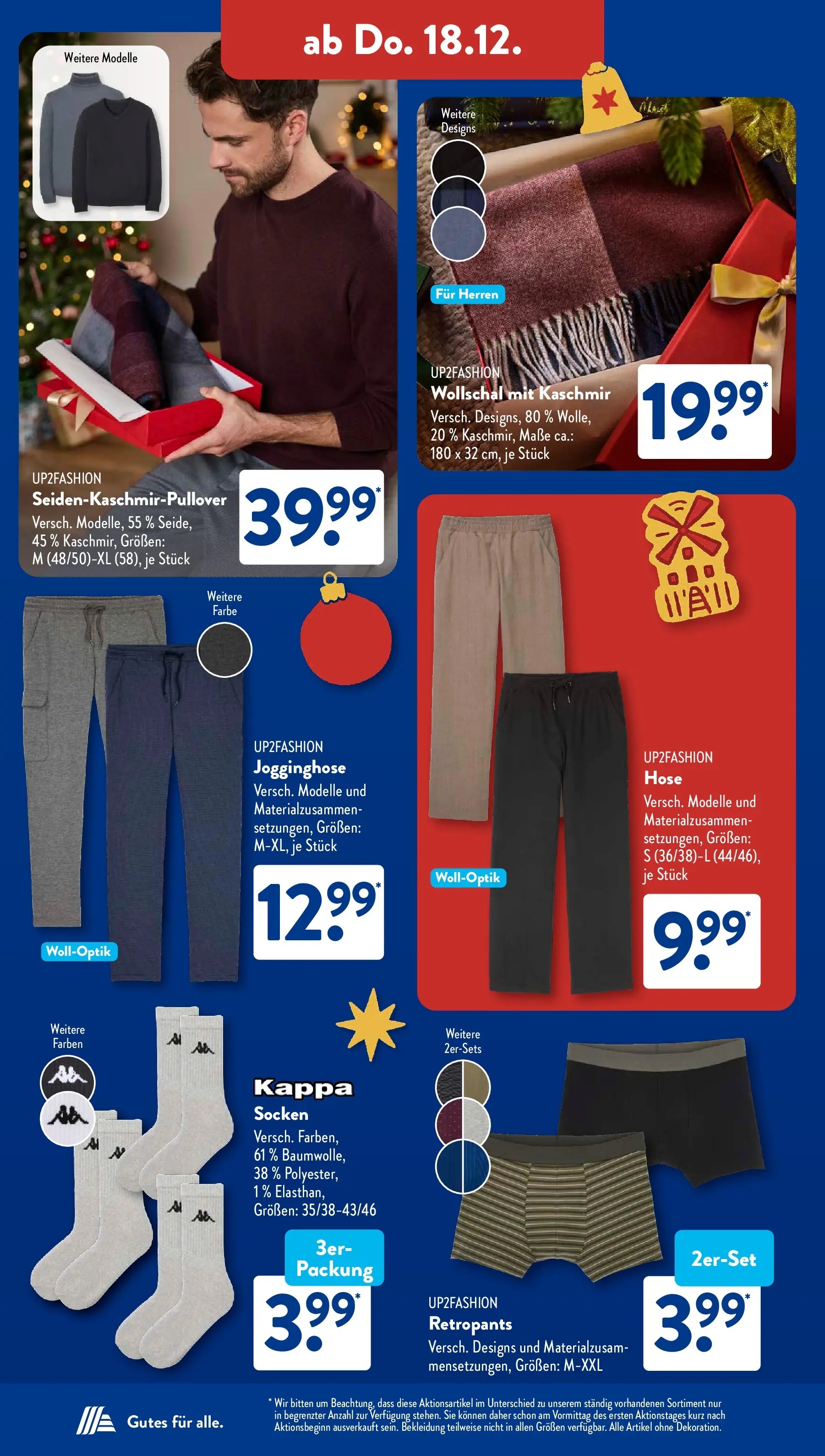 Aldi Süd - Aldi Süd: Wochenangebote (ab 14.12.2025) zum Blättern | Seite: 33 | Produkte: Jogginghose, Up2fashion, Bekleidung, Hose