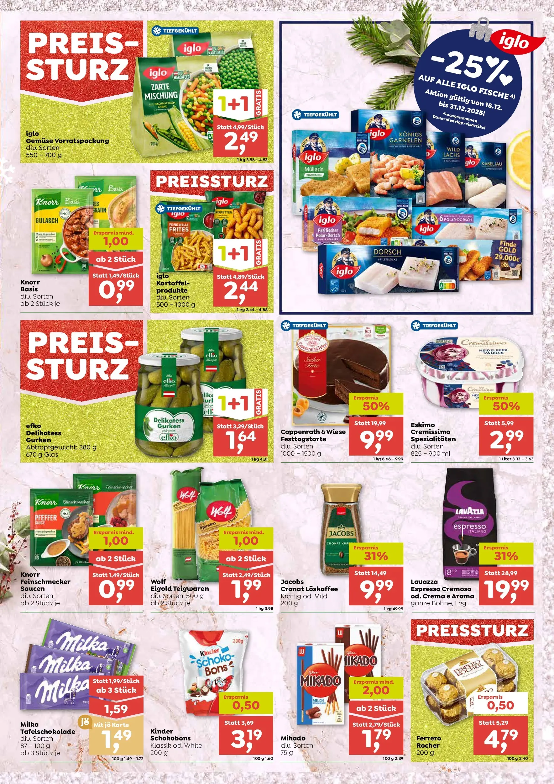 ADEG Weissenbach, Hausmening von 18.12.2025 - Aktuelle Angebote | Seite: 7 | Produkte: Gurken, Gemüse, Pfeffer, Milch