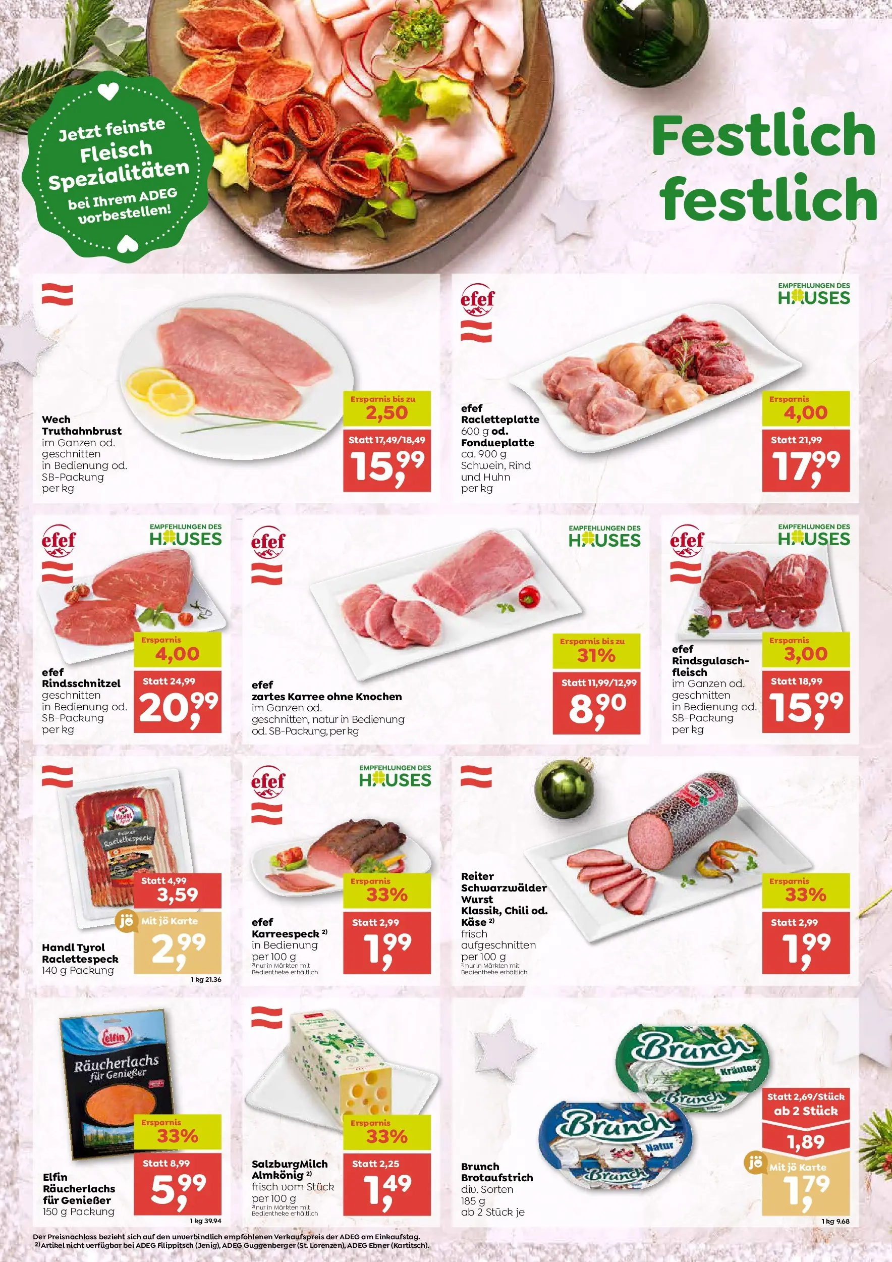 ADEG Hohenberg, Prottes von 18.12.2025 - Aktuelle Angebote | Seite: 2 | Produkte: Wurst, Chili, Käse