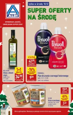 Pogląd oferty "Aldi Gazetka - Tylko w środę" - ważna od 10.12.2025 Pogląd oferty "Aldi Gazetka - Tylko w środę" - ważna od 10.12.2025