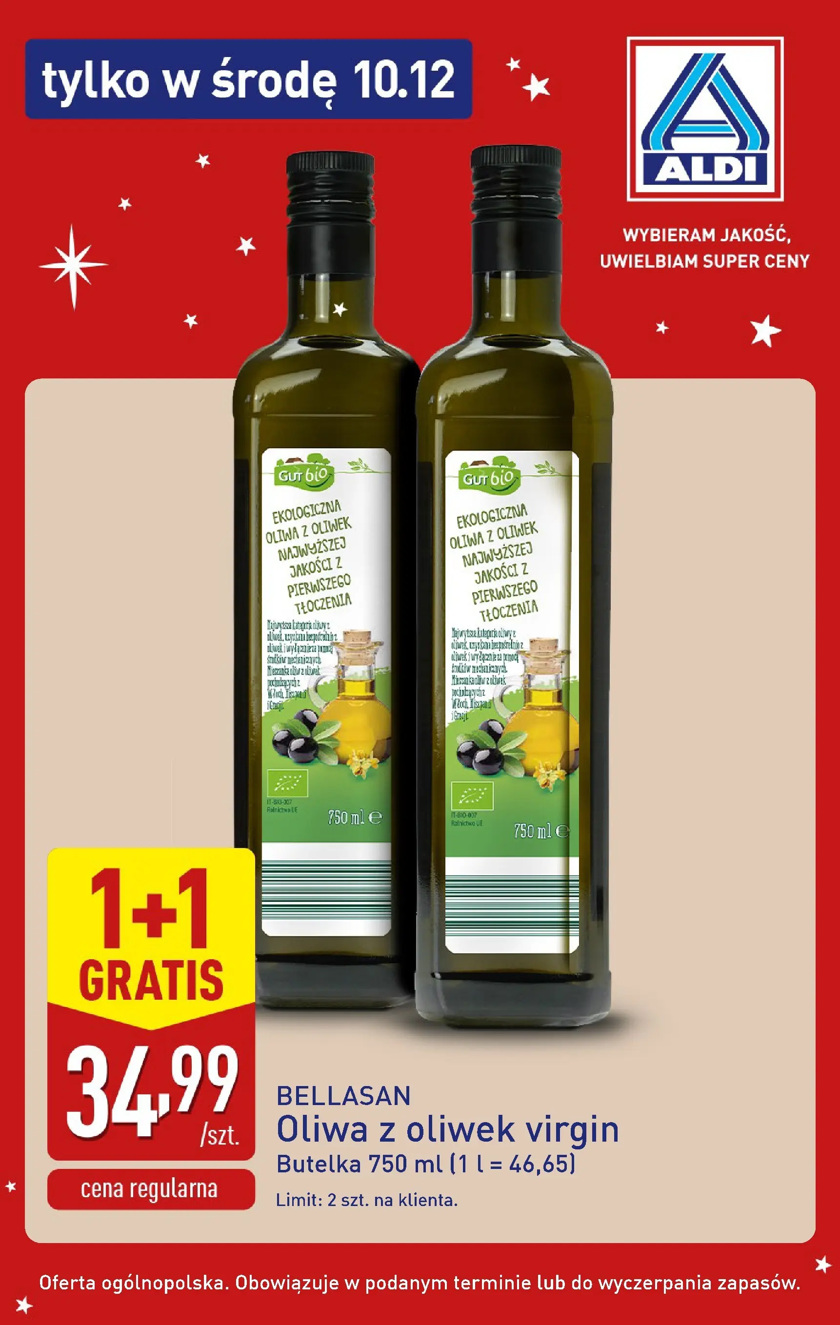 Aldi - Super oferty na środę w ALDI od 09.12.2025 - Ulotka PDF, promocje | Strona: 2 | Produkty: Oliwa z oliwek