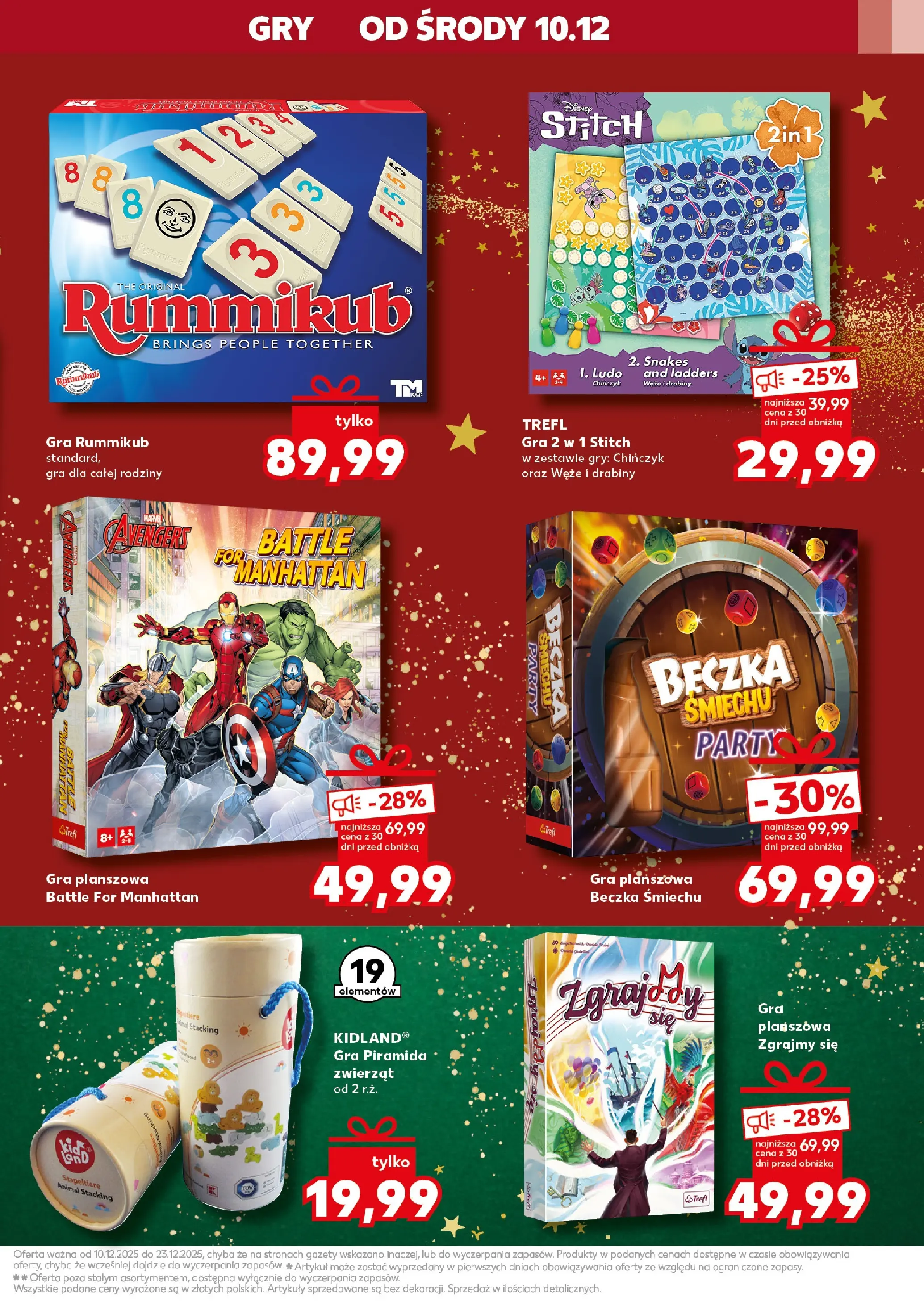 Kaufland gazetka od 10.12.2025 | Boże Narodzenie 🎄🎁 | Strona: 29 | Produkty: Gra, Gry