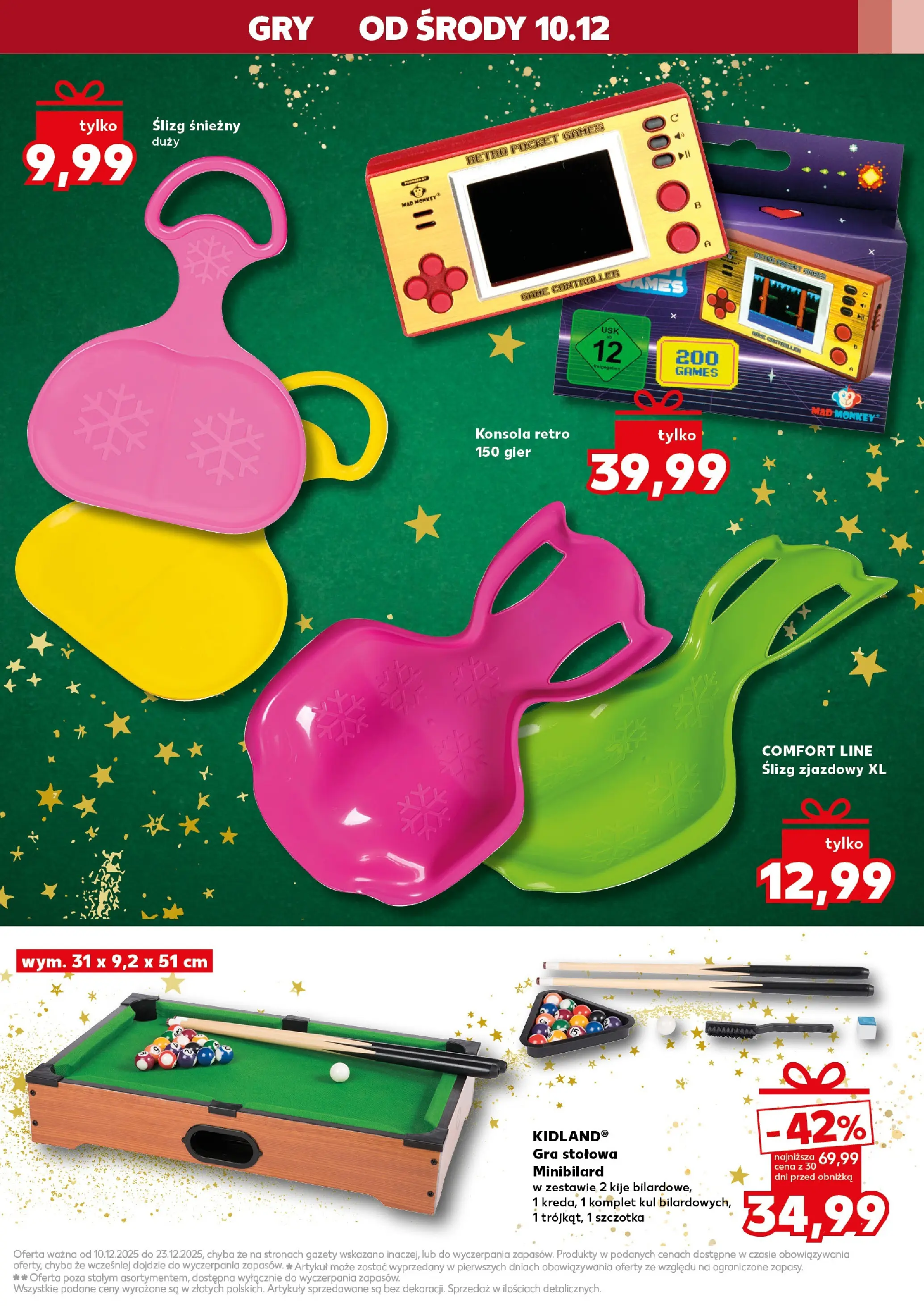 Kaufland gazetka od 10.12.2025 | Boże Narodzenie 🎄🎁 | Strona: 31 | Produkty: Gra, Szczotka, Konsola