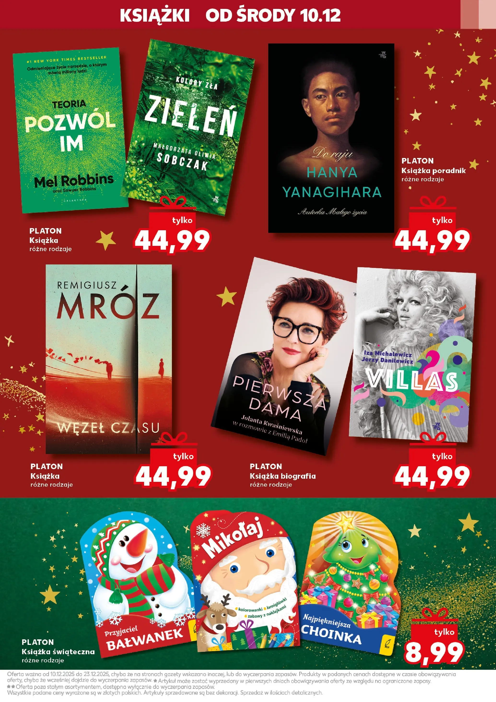 Kaufland gazetka od 10.12.2025 | Boże Narodzenie 🎄🎁 | Strona: 37 | Produkty: Choinka, Książki