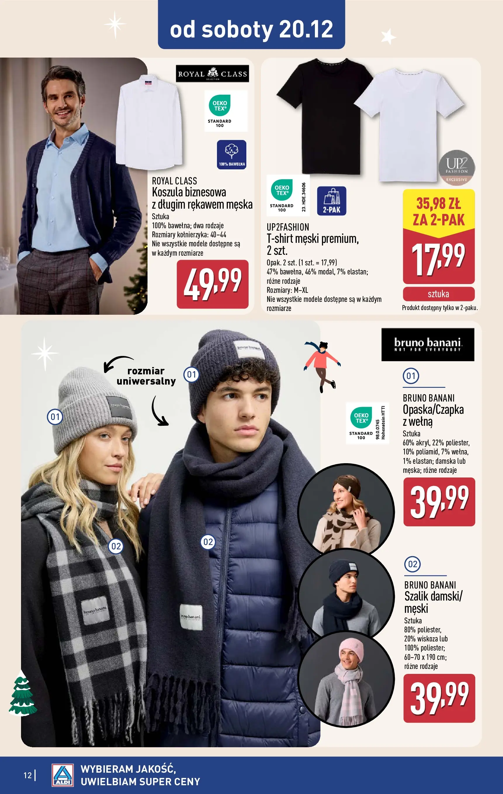 Aldi Gazetka - Hity od Środy i od Soboty od 17.12.2025 - Ulotka PDF, promocje | Strona: 12 | Produkty: Słomki