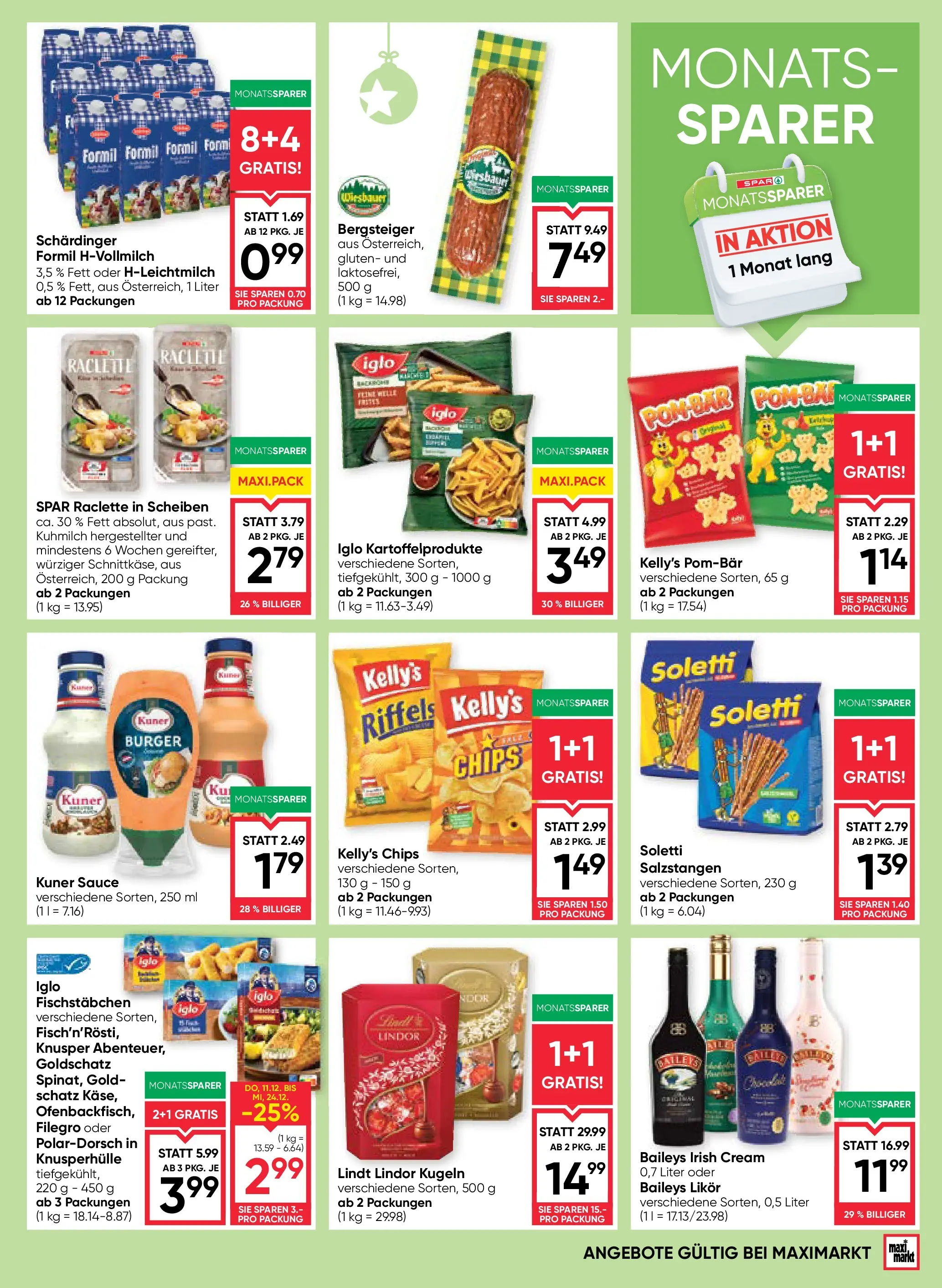 Maximarkt Ried von 11.12.2025 - Aktuelle Angebote | Seite: 7 | Produkte: Chips