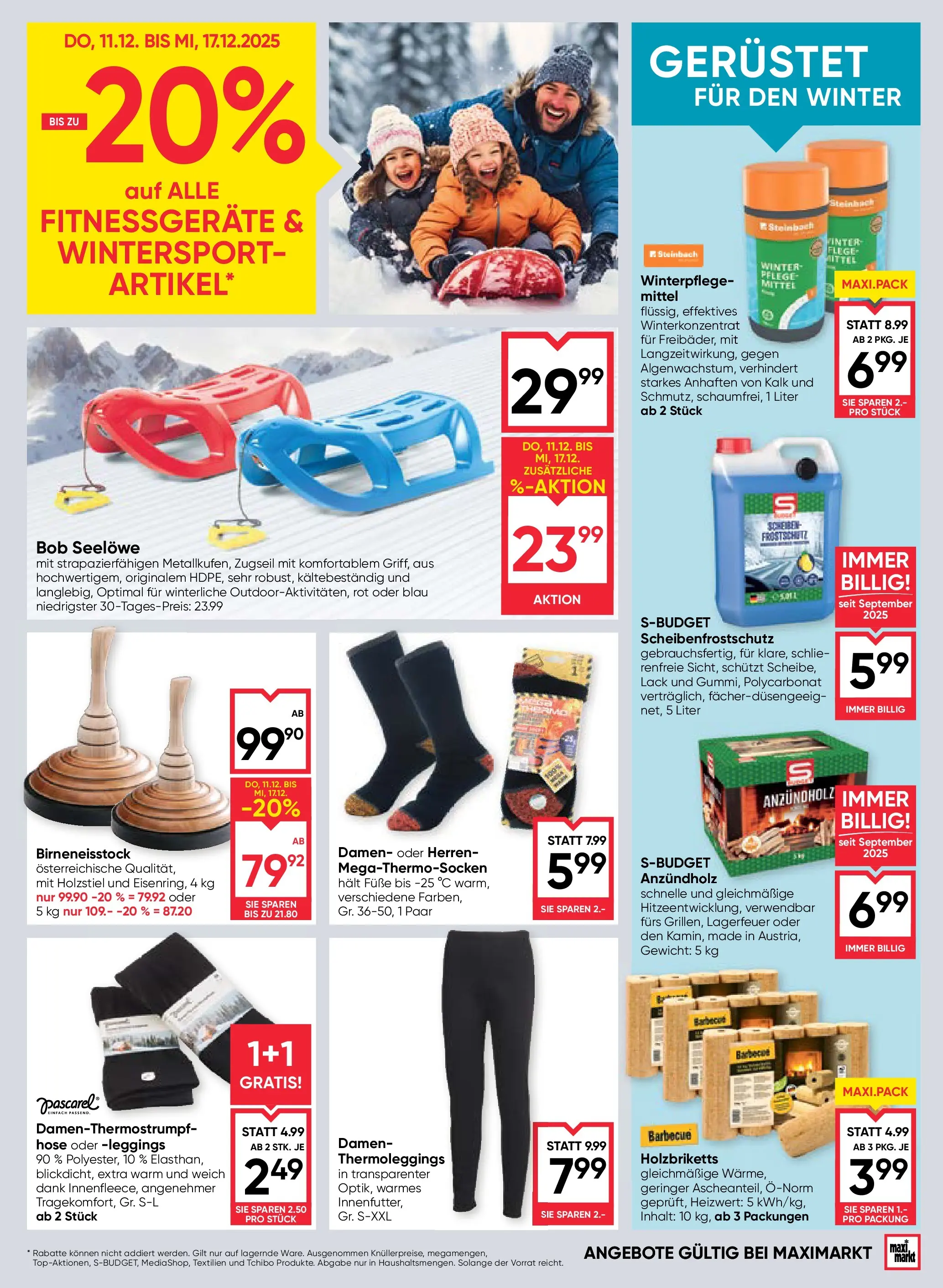 Maximarkt Ried von 11.12.2025 - Aktuelle Angebote | Seite: 21 | Produkte: Hose, Leggings, Gewicht