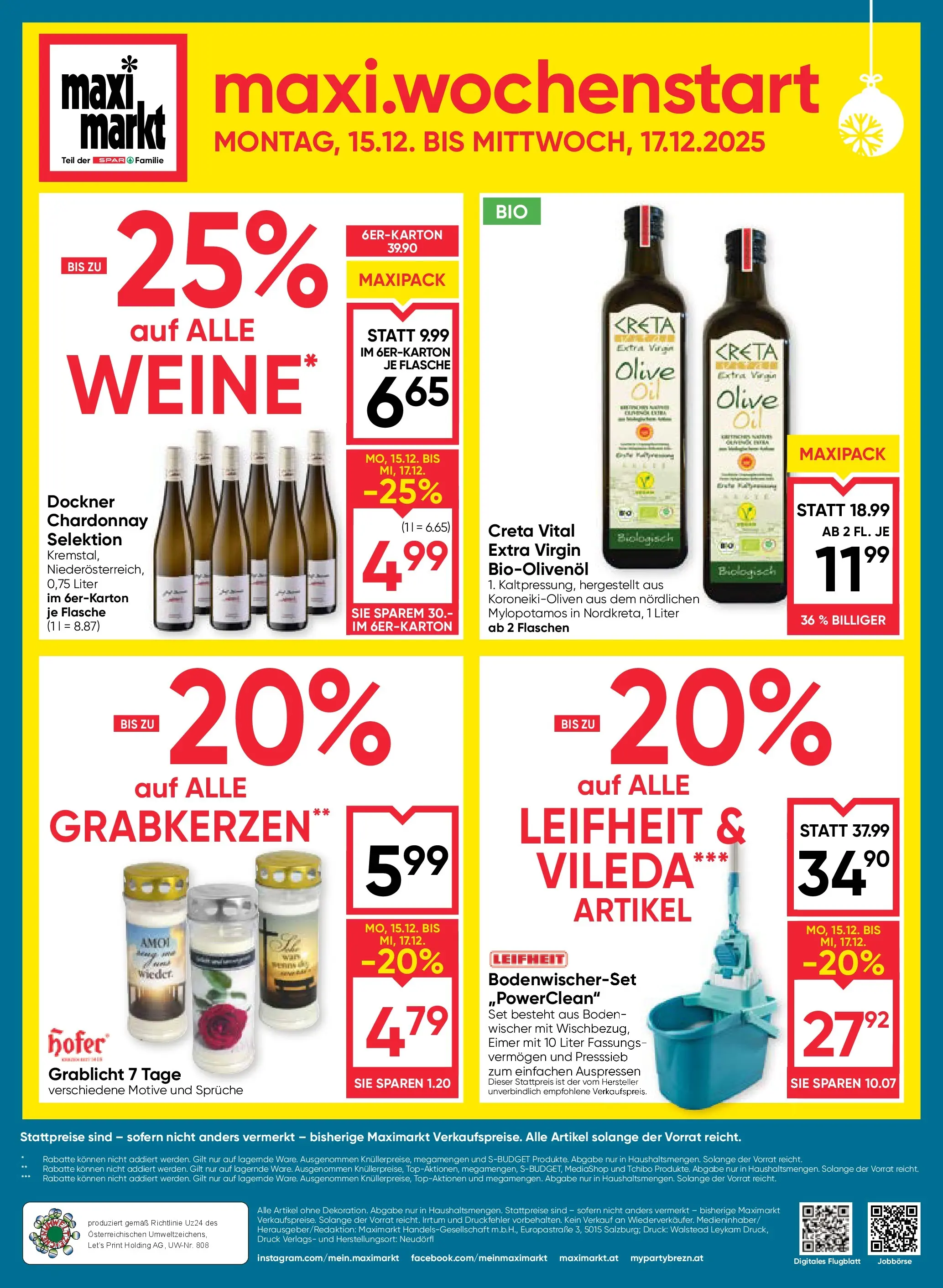 Maximarkt Ried von 11.12.2025 - Aktuelle Angebote | Seite: 36 | Produkte: Marhalábszár