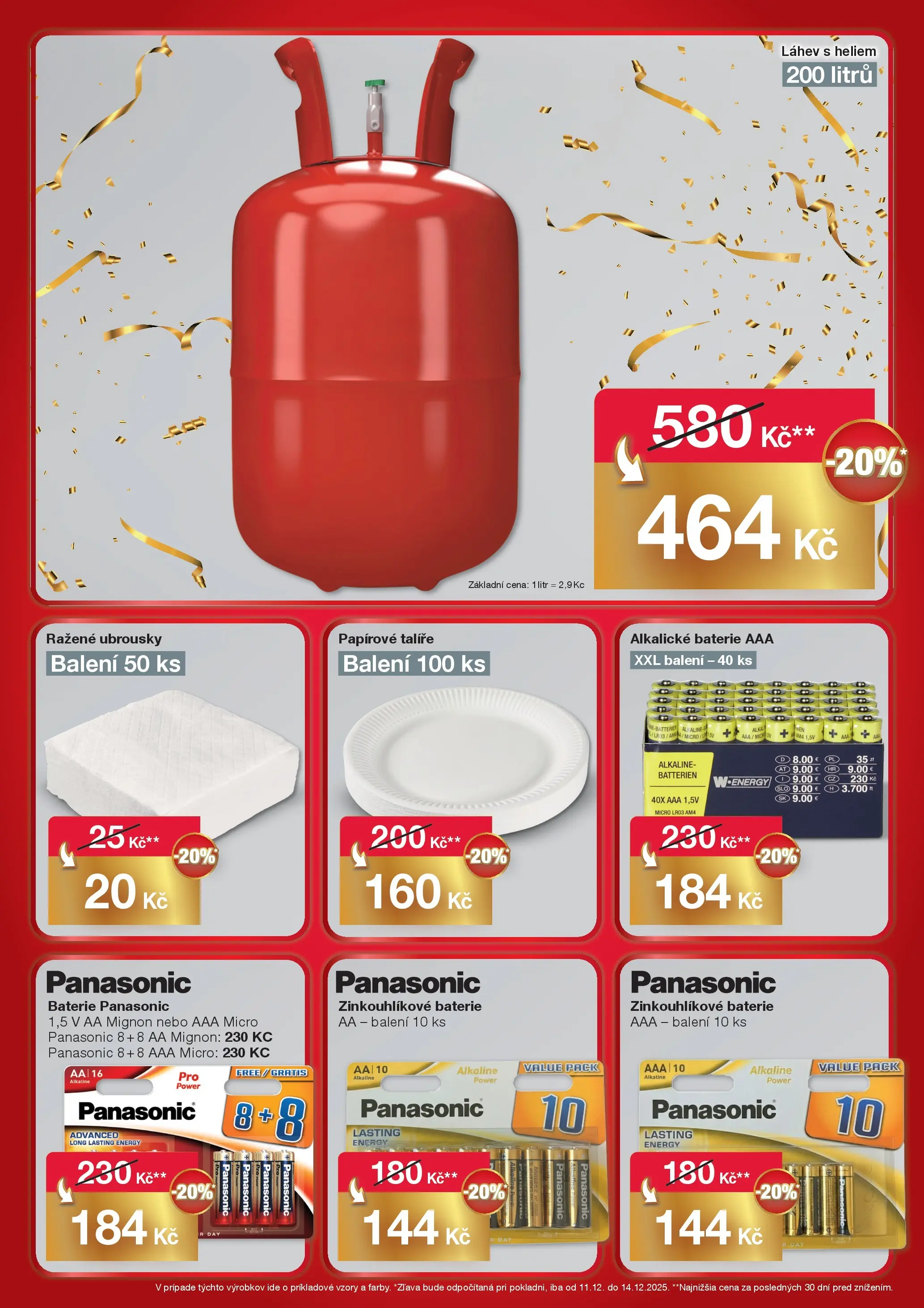 Woolworth leták - Frenštát pod Radhoštěm od 11.12.2025 - akční nabídka | Strana: 9 | Produkty: Talíře, Ubrousky, Baterie, Láhev
