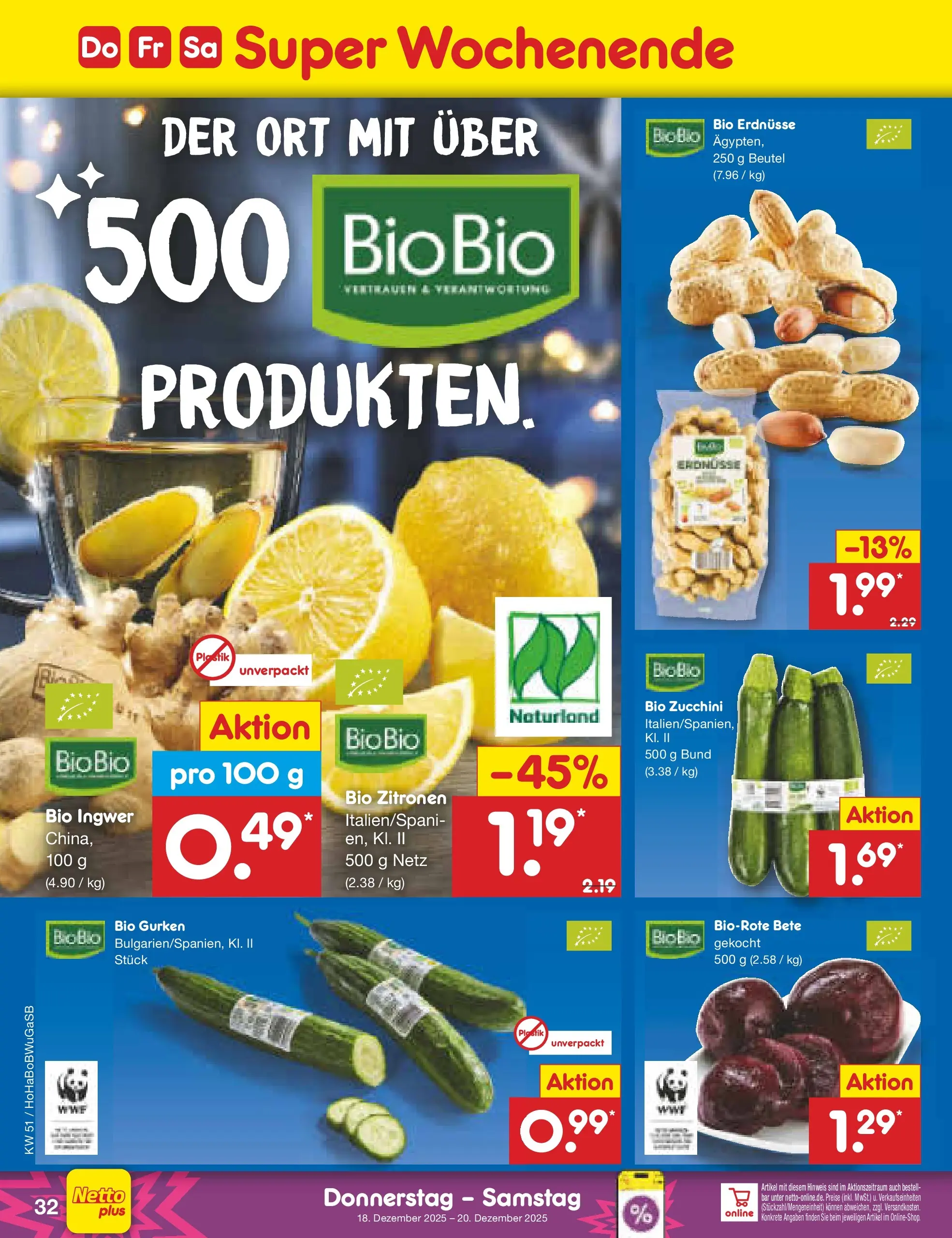 Netto Marken-Discount prospekt Stemwede-Dielingen (ab 14.12.2025) » Angebote | Seite: 40 | Produkte: Erdnüsse, Zucchini, Gurken, Zitronen Netto Marken-Discount prospekt Stemwede-Dielingen (ab 14.12.2025) » Angebote | Seite: 40 | Produkte: Erdnüsse, Zucchini, Gurken, Zitronen