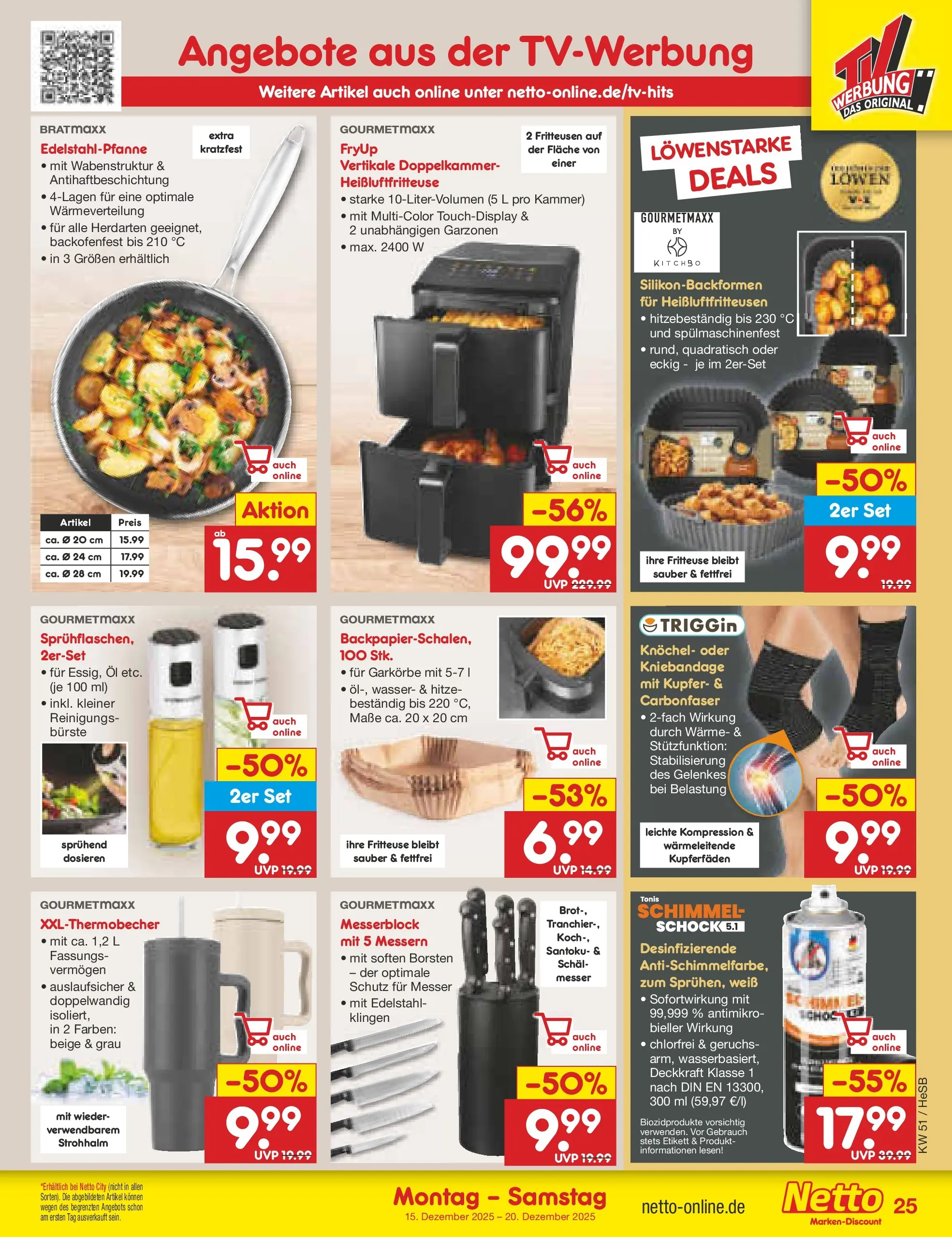 Netto Marken-Discount prospekt Hamburg (ab 15.12.2025) » Angebote | Seite: 35 | Produkte: Brot, Fritteuse, Schal, Heißluftfritteuse Netto Marken-Discount prospekt Hamburg (ab 15.12.2025) » Angebote | Seite: 35 | Produkte: Brot, Fritteuse, Schal, Heißluftfritteuse