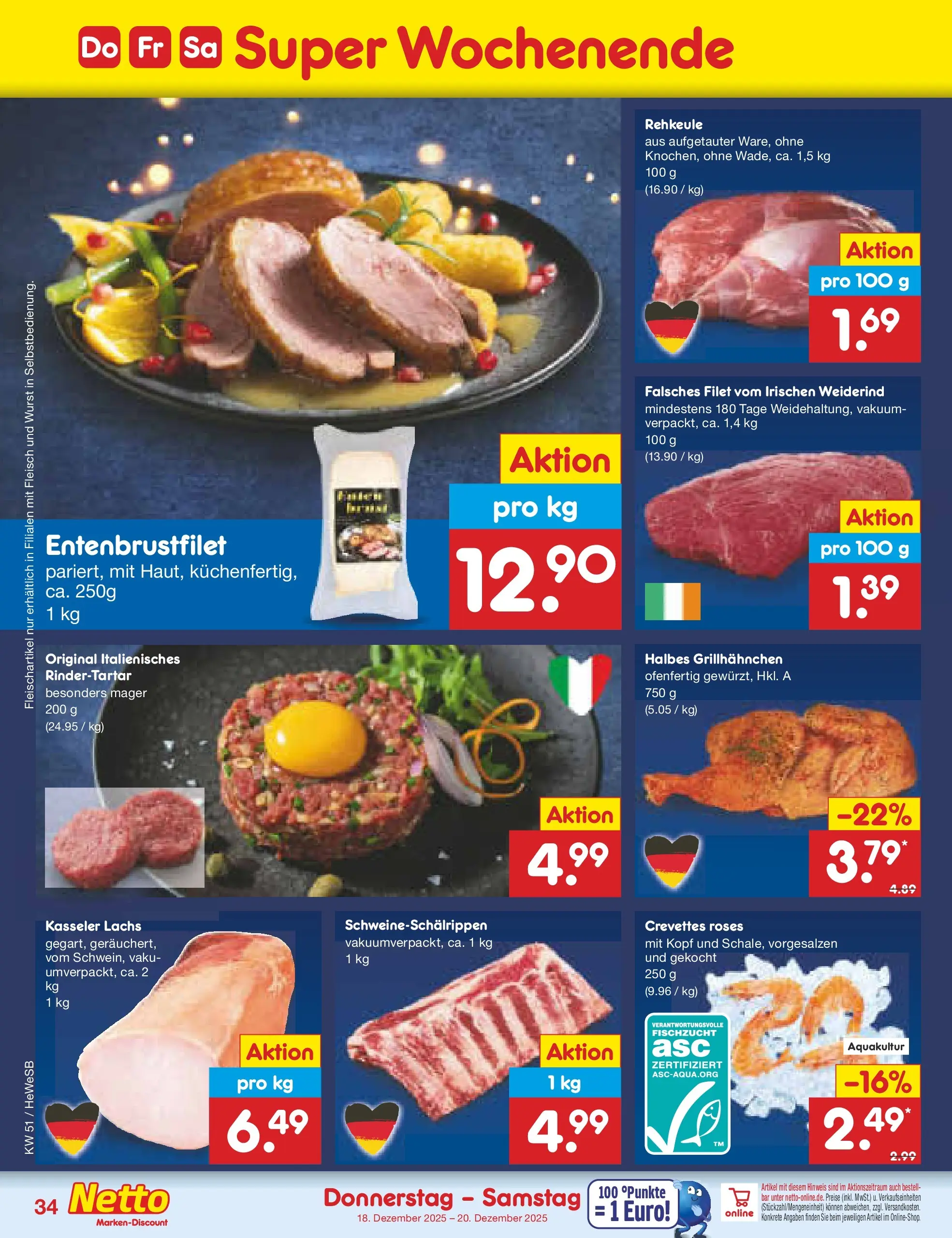 Netto Marken-Discount prospekt Hamburg (ab 15.12.2025) » Angebote | Seite: 48 | Produkte: Lachs, Wurst, Fleisch Netto Marken-Discount prospekt Hamburg (ab 15.12.2025) » Angebote | Seite: 48 | Produkte: Lachs, Wurst, Fleisch