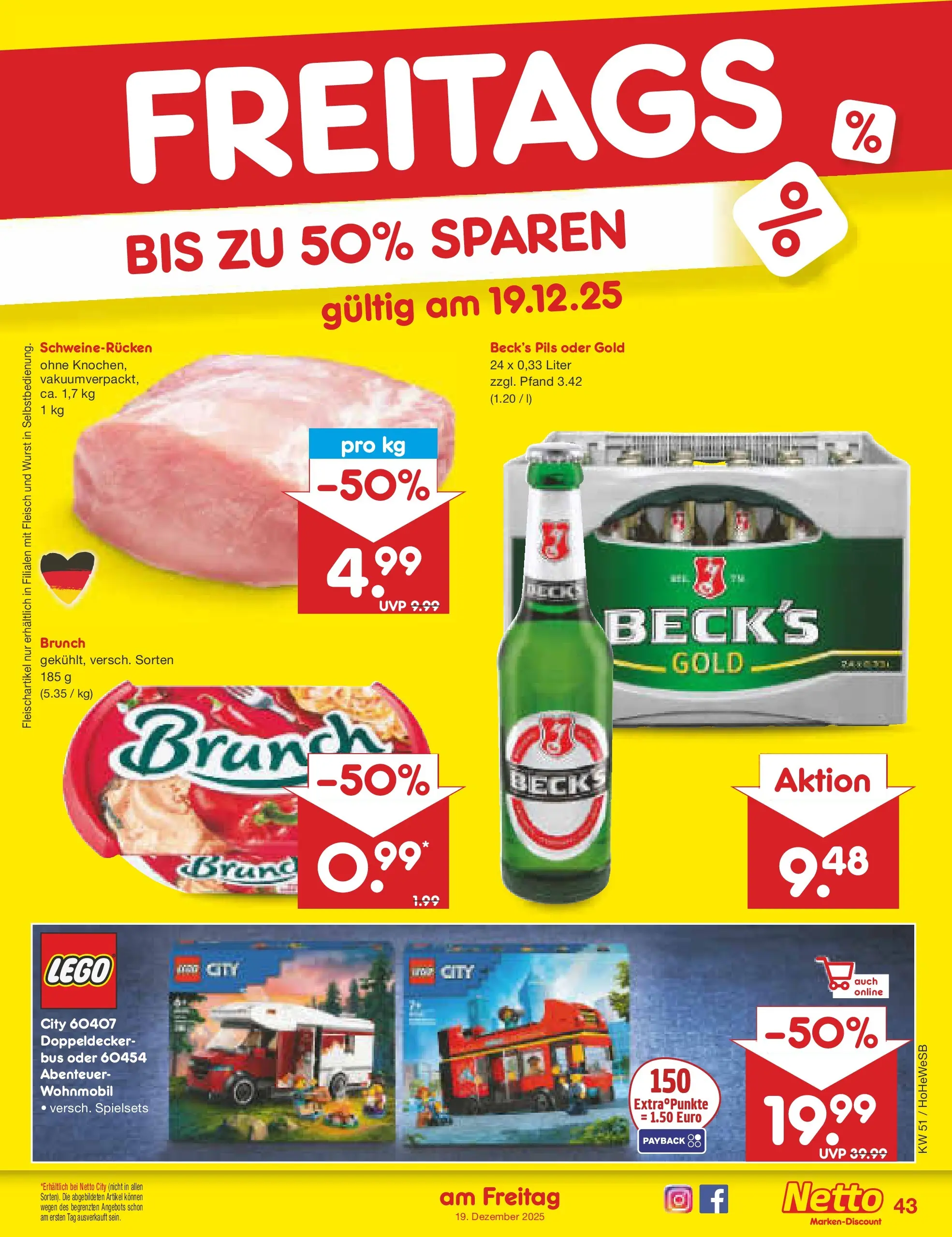 Netto Marken-Discount prospekt Hamburg (ab 15.12.2025) » Angebote | Seite: 57 | Produkte: Pils, Wurst, Schweinerucken, Fleisch Netto Marken-Discount prospekt Hamburg (ab 15.12.2025) » Angebote | Seite: 57 | Produkte: Pils, Wurst, Schweinerucken, Fleisch