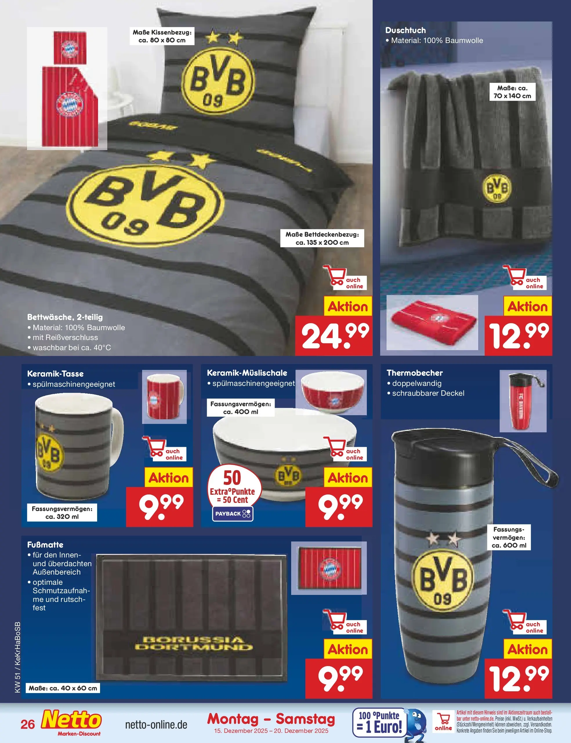 Netto Marken-Discount prospekt Kruft (ab 15.12.2025) » Angebote | Seite: 34 | Produkte: Fußmatte Netto Marken-Discount prospekt Kruft (ab 15.12.2025) » Angebote | Seite: 34 | Produkte: Fußmatte