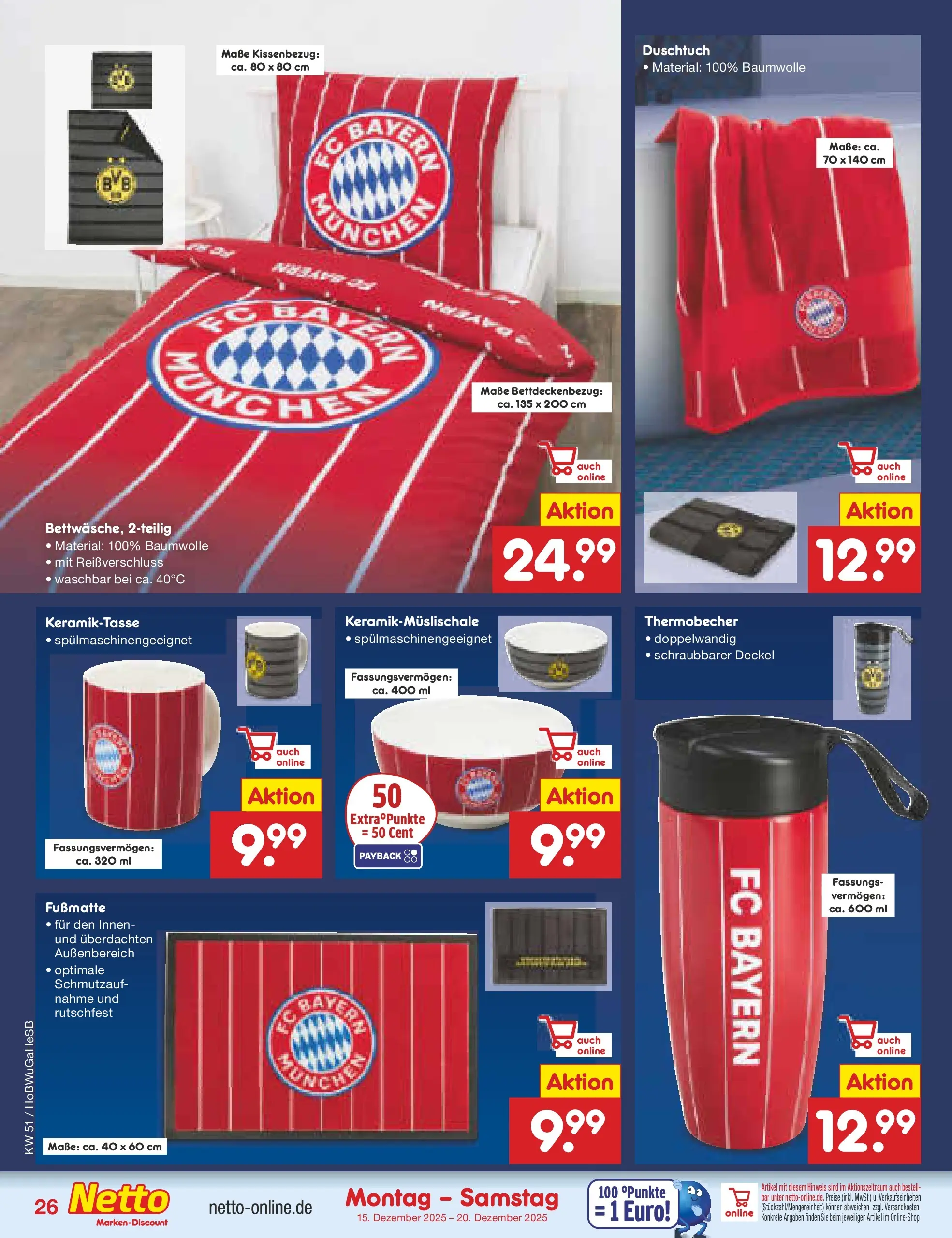 Netto Marken-Discount prospekt Stemwede-Dielingen (ab 14.12.2025) » Angebote | Seite: 34 | Produkte: Fußmatte Netto Marken-Discount prospekt Stemwede-Dielingen (ab 14.12.2025) » Angebote | Seite: 34 | Produkte: Fußmatte