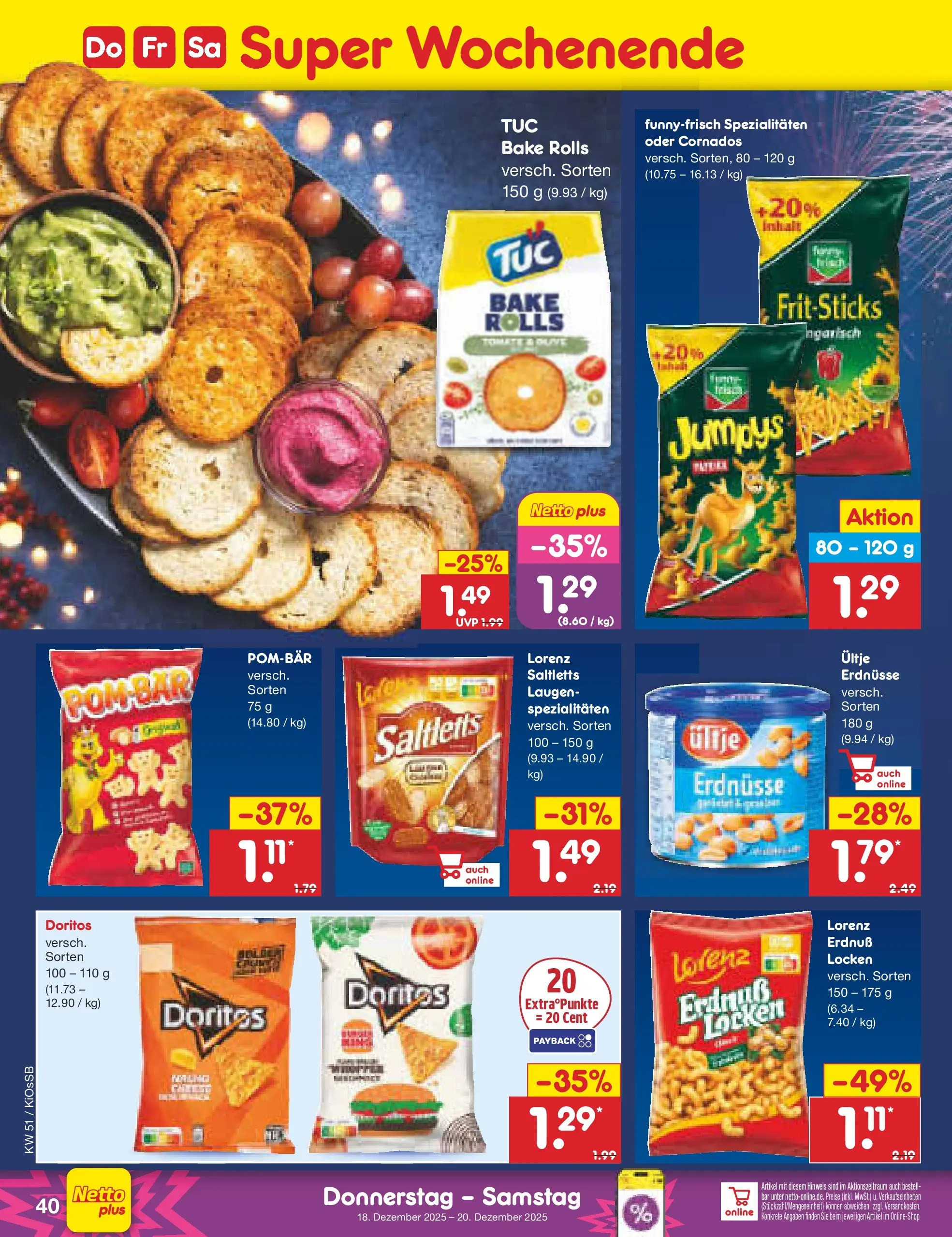 Netto Marken-Discount prospekt Oberhaid (ab 15.12.2025) » Angebote | Seite: 48 | Produkte: Erdnüsse Netto Marken-Discount prospekt Oberhaid (ab 15.12.2025) » Angebote | Seite: 48 | Produkte: Erdnüsse
