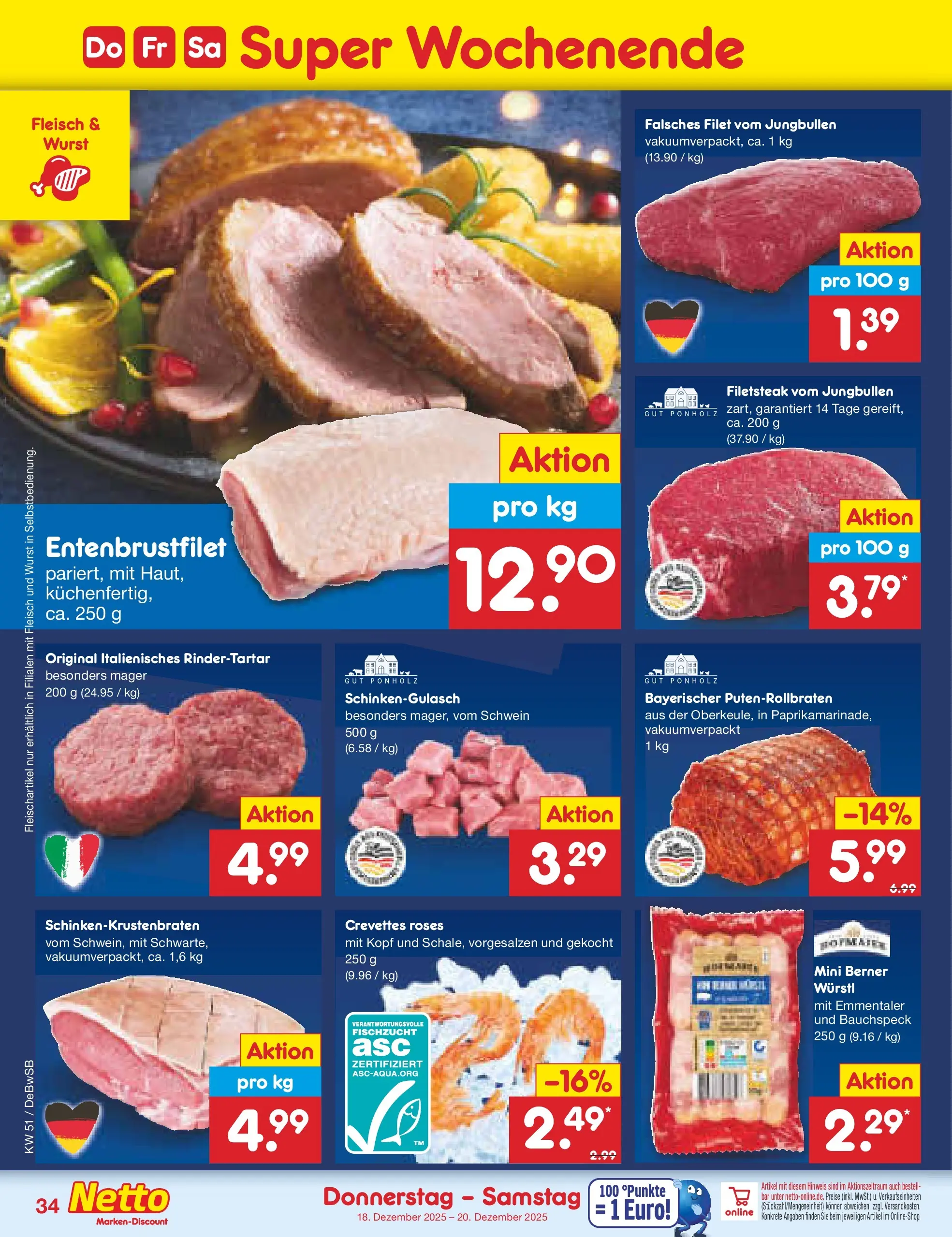 Netto Marken-Discount prospekt Waiblingen-Bittenfeld (ab 15.12.2025) » Angebote | Seite: 42 | Produkte: Würstl, Wurst, Fleisch Netto Marken-Discount prospekt Waiblingen-Bittenfeld (ab 15.12.2025) » Angebote | Seite: 42 | Produkte: Würstl, Wurst, Fleisch