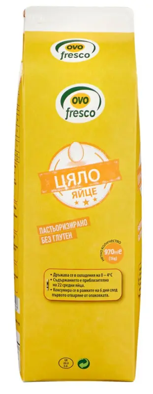 OVO FRESCO Цяло яйце пастьоризирано