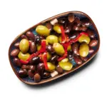 Kaufland хипермаркет Маслини Зелени/Каламата с чушка и чесън - до 14-12-25