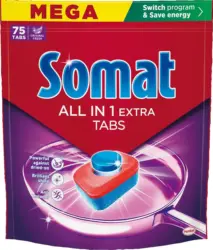 Somat Таблетки за съдомиялна различни видове