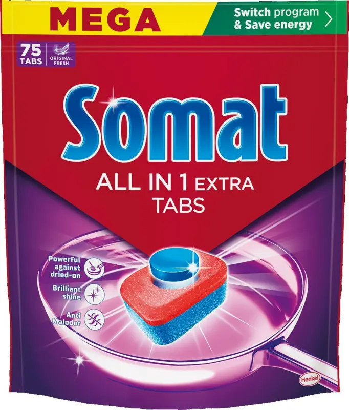 Somat Таблетки за съдомиялна различни видове