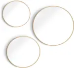 JYSK JYSK Огледало SANDAGER 3 бр./к-т цвят натурален дъб