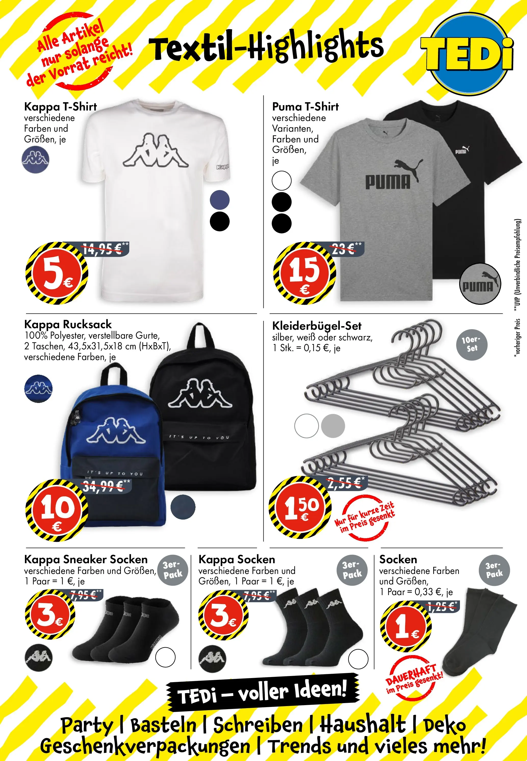 TEDi Flugblatt von 11.12.2025 - Aktuelle Angebote | Seite: 5 | Produkte: Socken, Rucksack