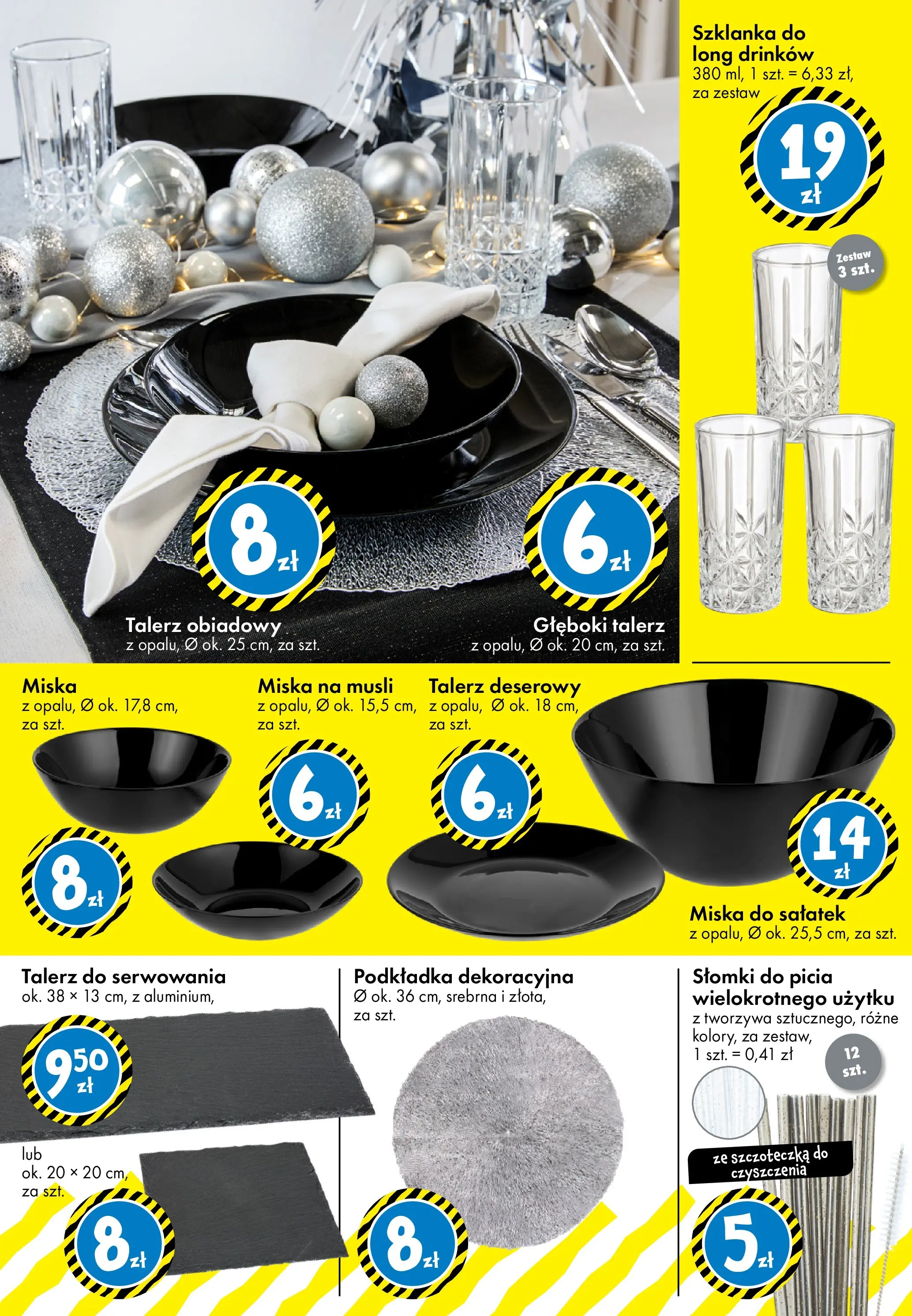 TEDi gazetka od 12.12.2025 | Boże Narodzenie 🎄🎁 | Strona: 6 | Produkty: Szklanka, Słomki, Musli