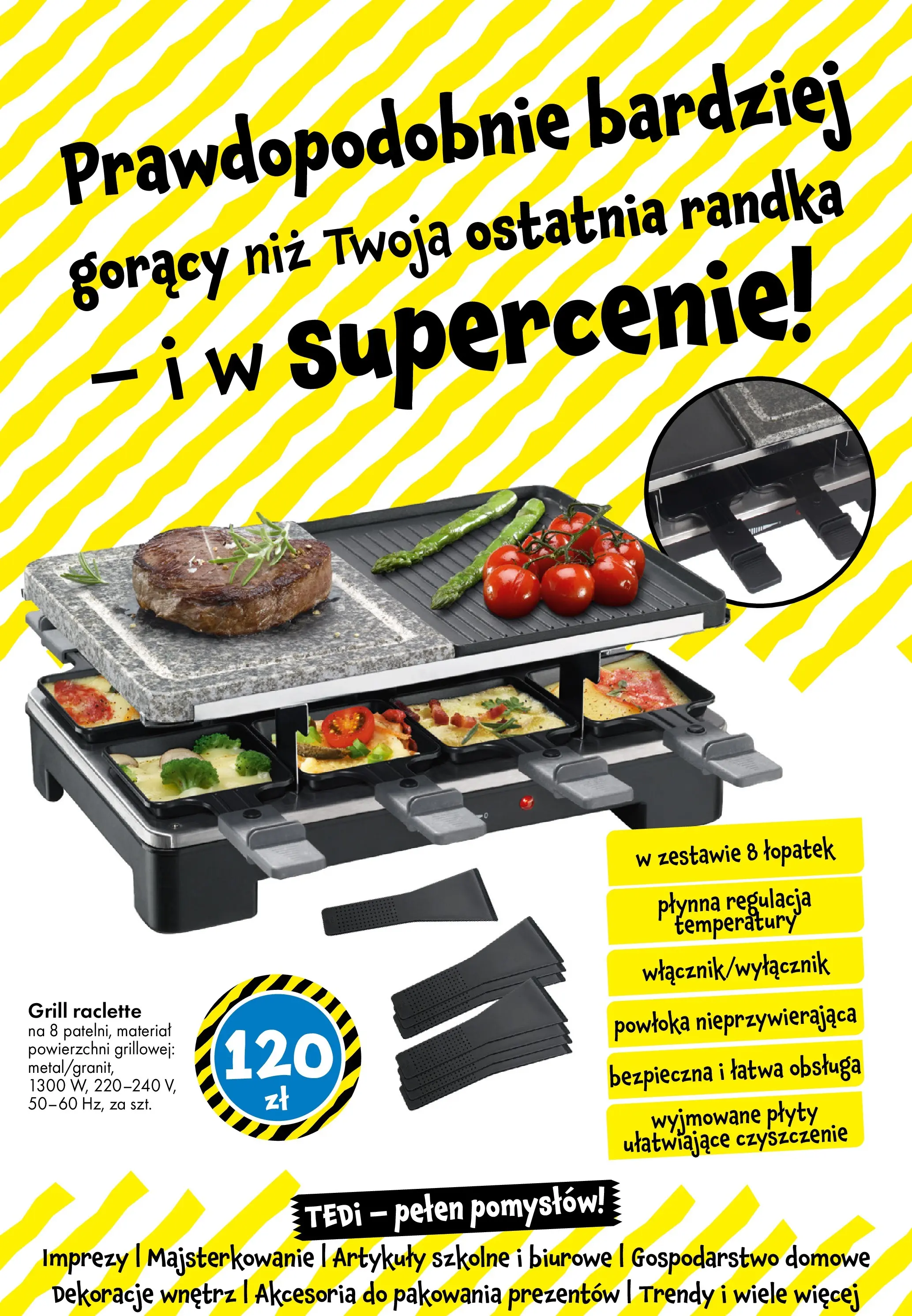 TEDi gazetka od 12.12.2025 | Boże Narodzenie 🎄🎁 | Strona: 7 | Produkty: Grill, Plyty, Artykuły szkolne