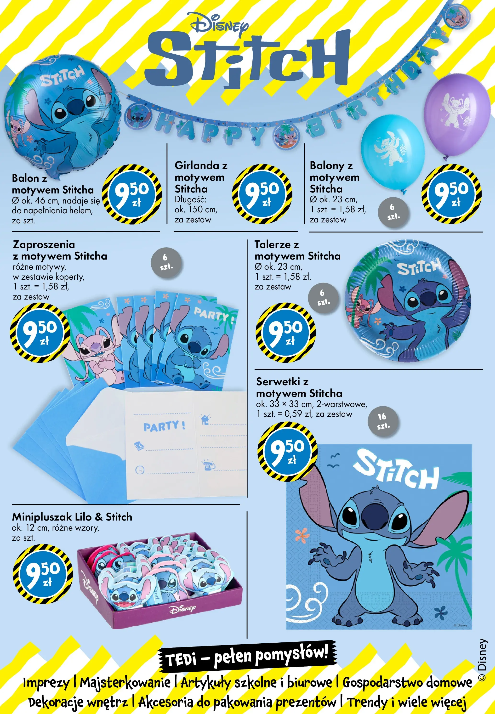 TEDi gazetka od 12.12.2025 | Boże Narodzenie 🎄🎁 | Strona: 17 | Produkty: Talerze, Artykuły szkolne