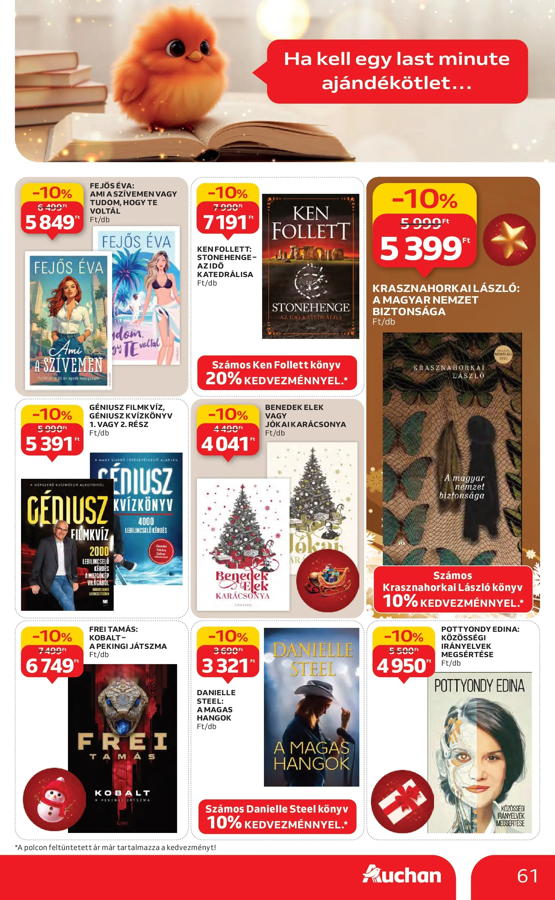 Auchan Akciós újság Miskolc - 2025.12.11. -tól/töl > akció, lapozható szórólap 🛍️ | Oldal: 61