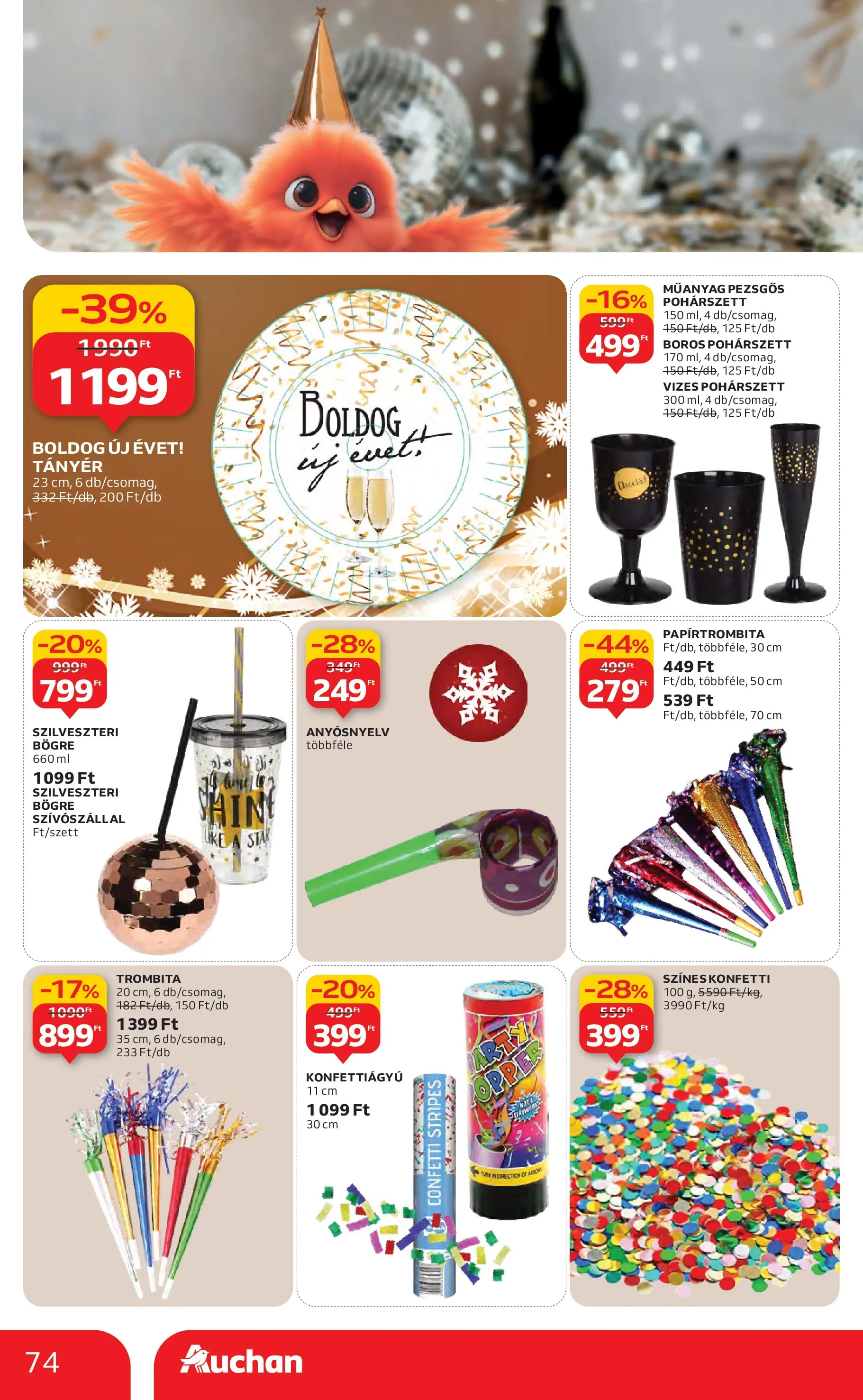 Auchan Akciós újság Miskolc - 2025.12.11. -tól/töl > akció, lapozható szórólap 🛍️ | Oldal: 74 | Termékek: Bögre, Tányér