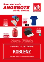 KiK KiK: Neueröffnung in Koblenz - bis 11.12.2025