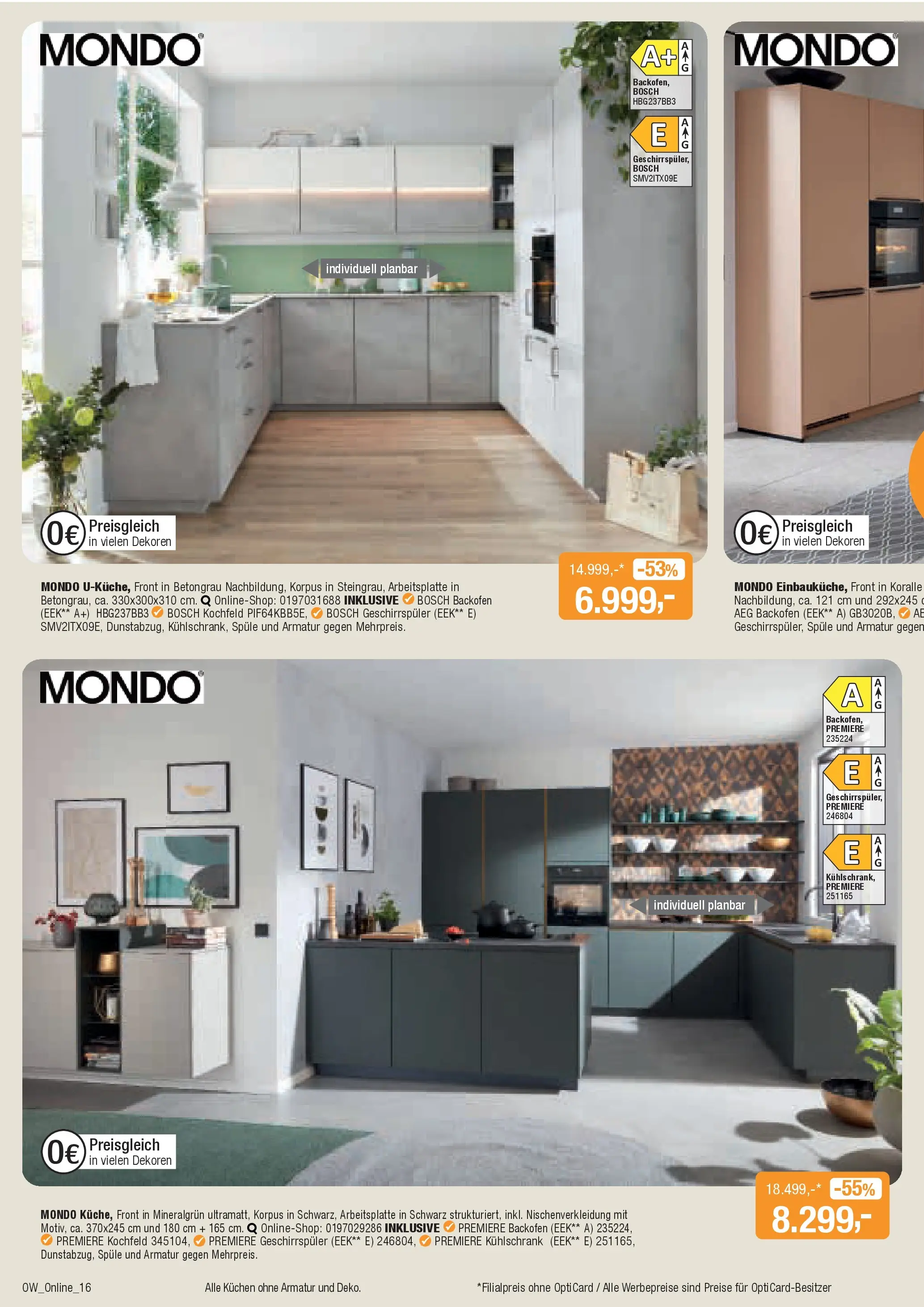 Entdecke - Aktuelle Angebote (ab 08.12.2025) zum Blättern | Seite: 16 | Produkte: Geschirrspüler, Kühlschrank, Backofen, Kuchen