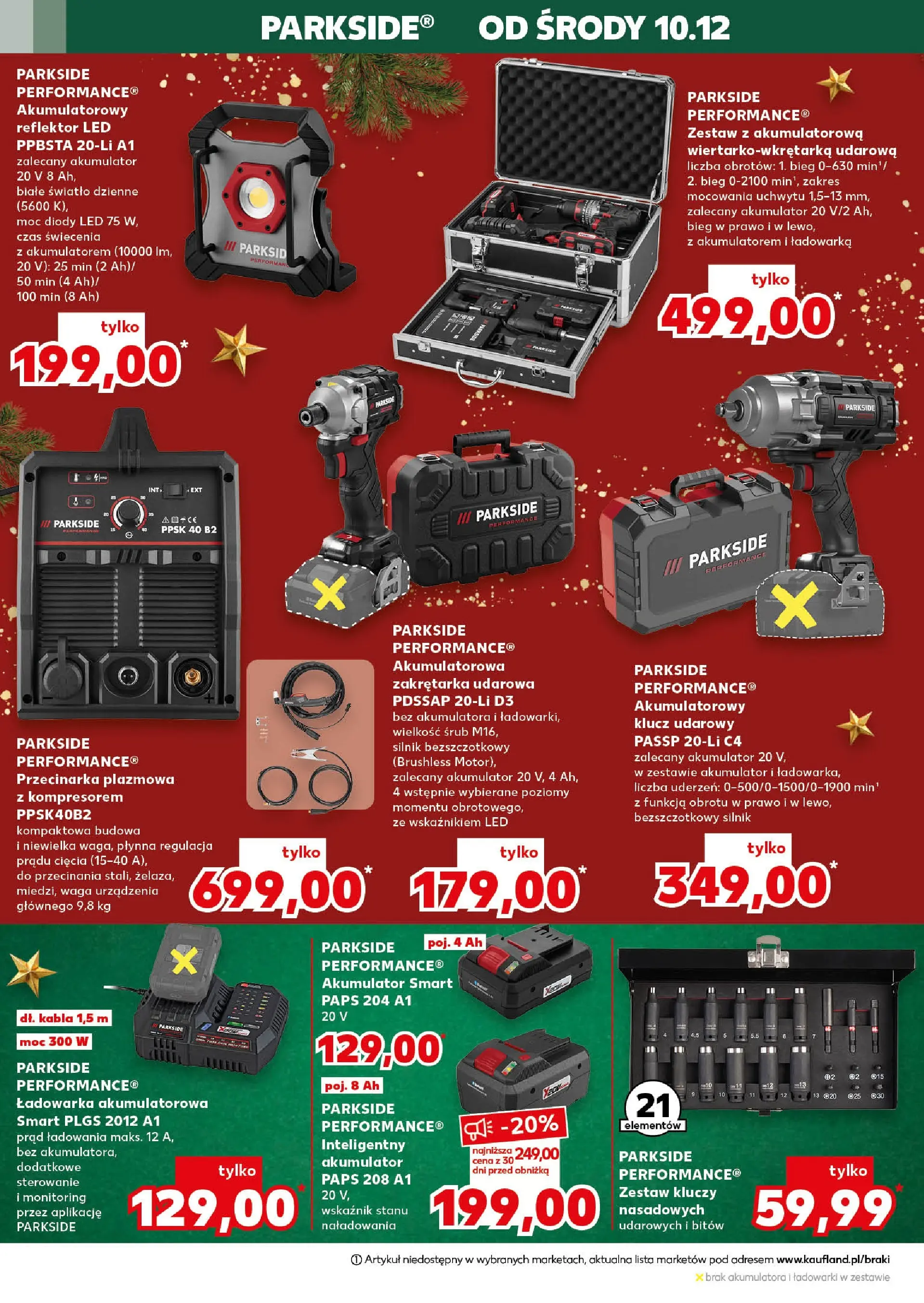Kaufland gazetka od 10.12.2025 | Boże Narodzenie 🎄🎁 | Strona: 14 | Produkty: Ładowarka, Klucz udarowy, Waga