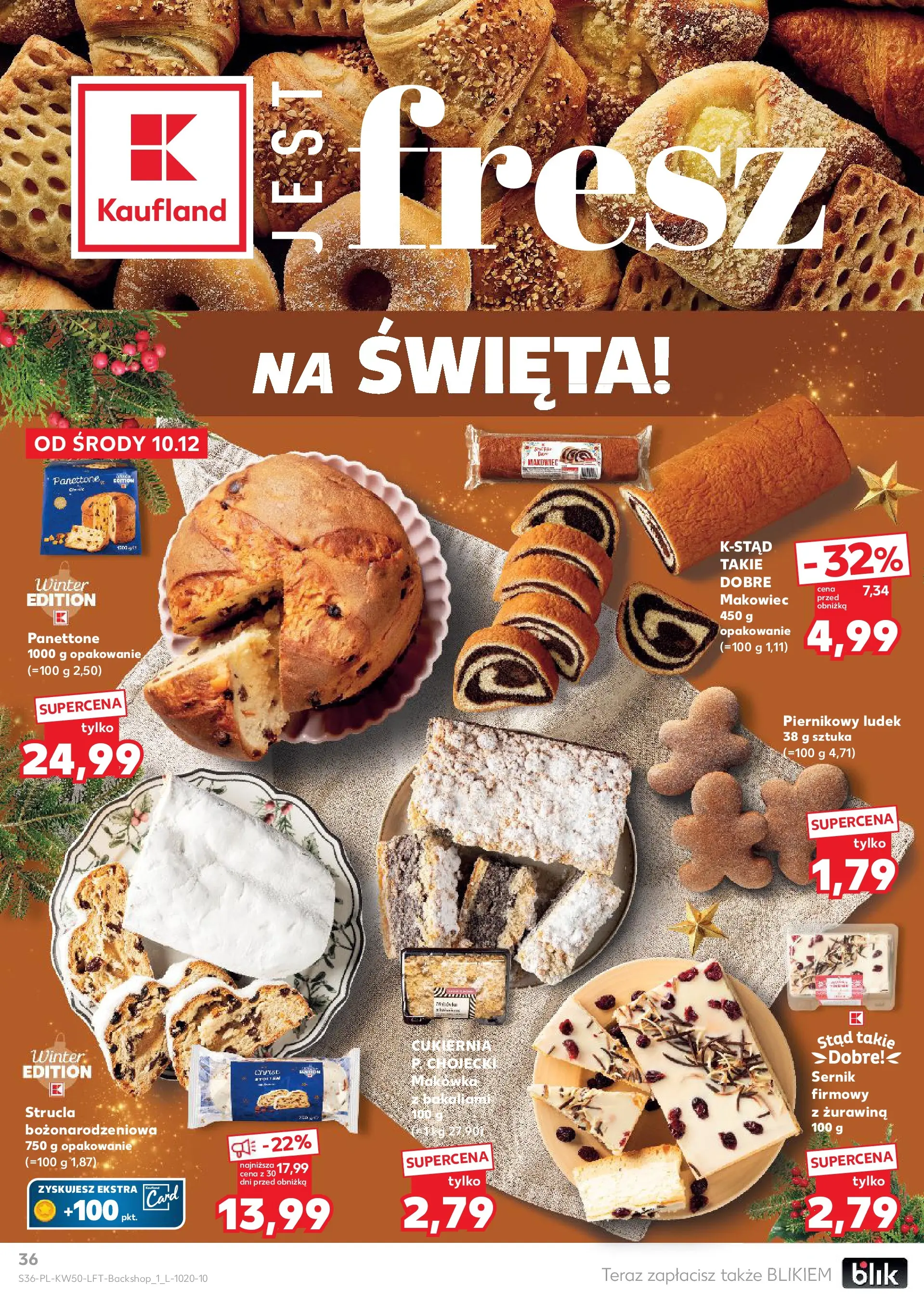 Kaufland gazetka od 10.12.2025 | Boże Narodzenie 🎄🎁 | Strona: 36 | Produkty: Żurawina