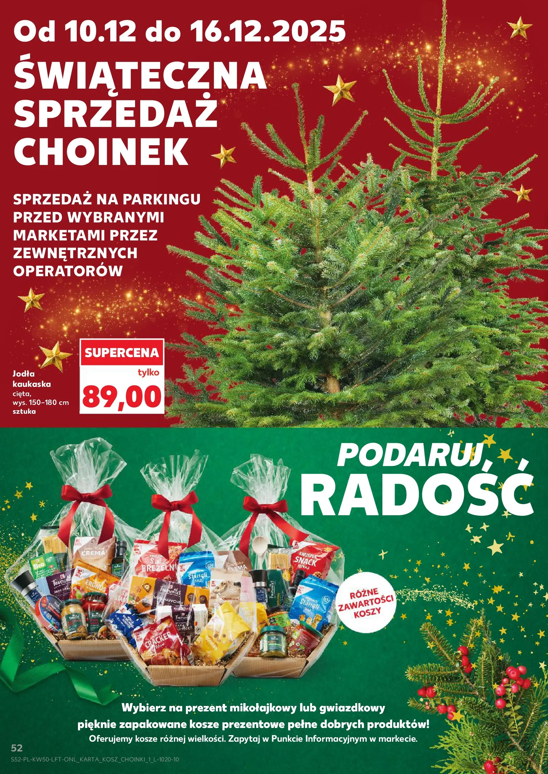 Kaufland gazetka od 10.12.2025 | Boże Narodzenie 🎄🎁 | Strona: 52