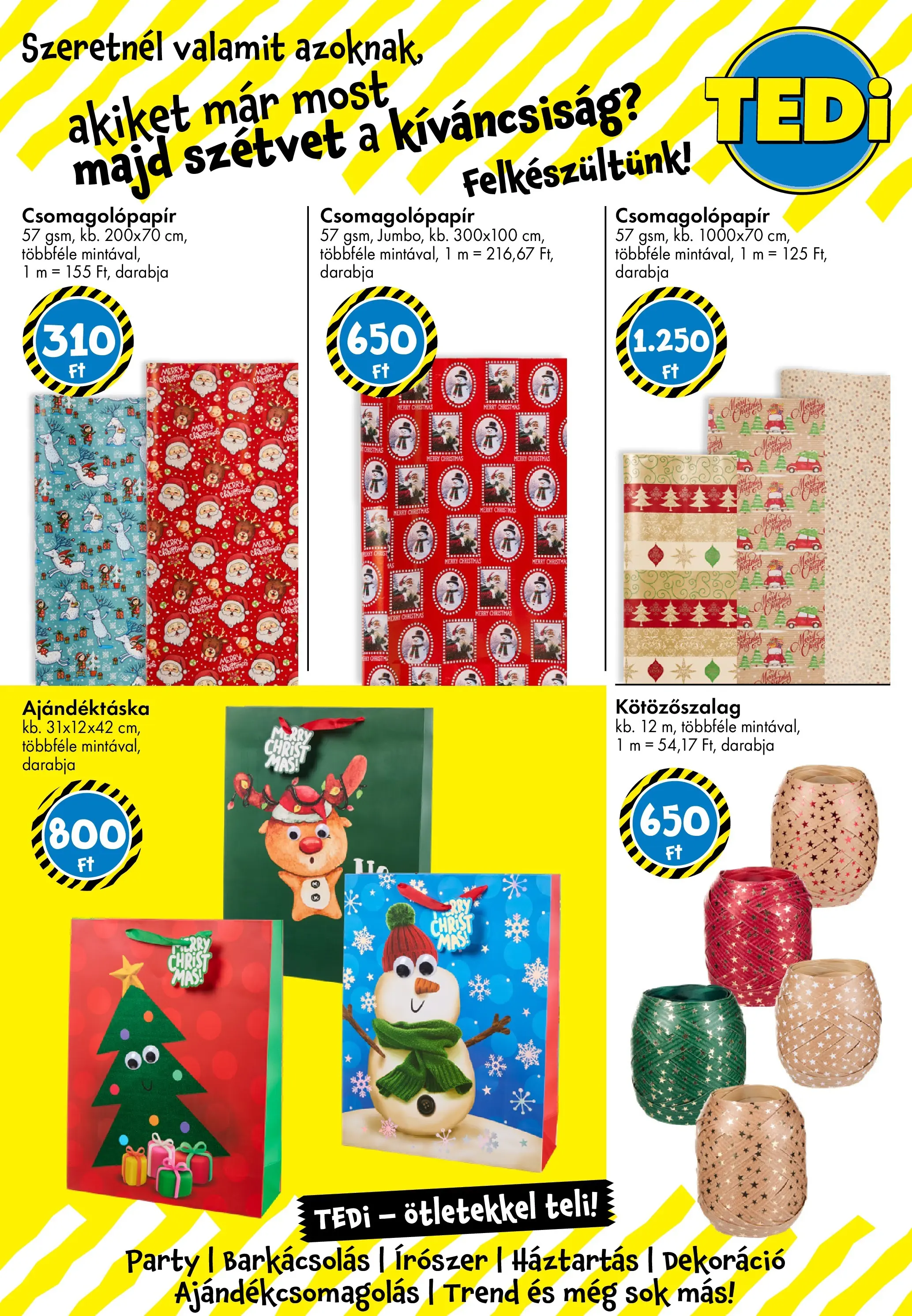 TEDi Akciós újság - 2025.12.12. -tól/töl > akció, lapozható szórólap 🛍️ | Oldal: 8 | Termékek: Dekoráció