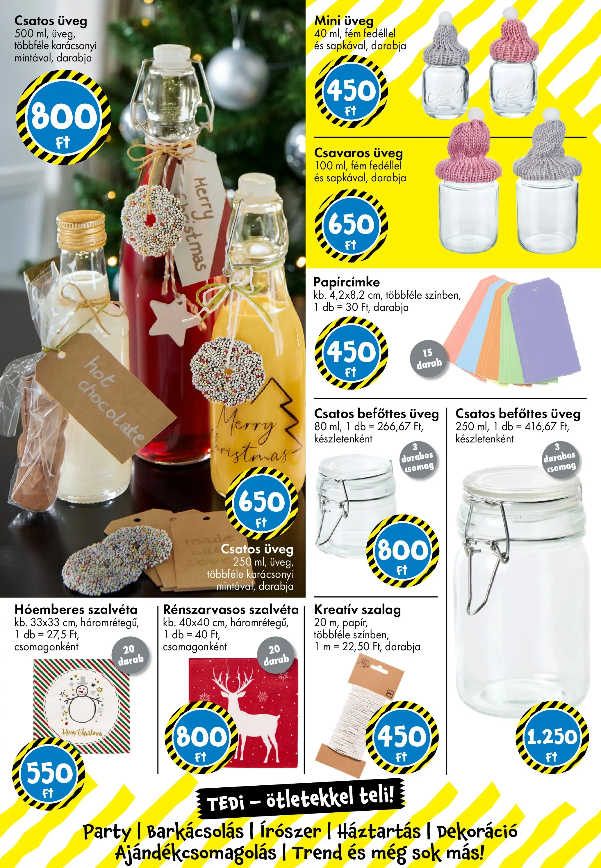 TEDi Akciós újság - 2025.12.12. -tól/töl > akció, lapozható szórólap 🛍️ | Oldal: 9 | Termékek: Dekoráció