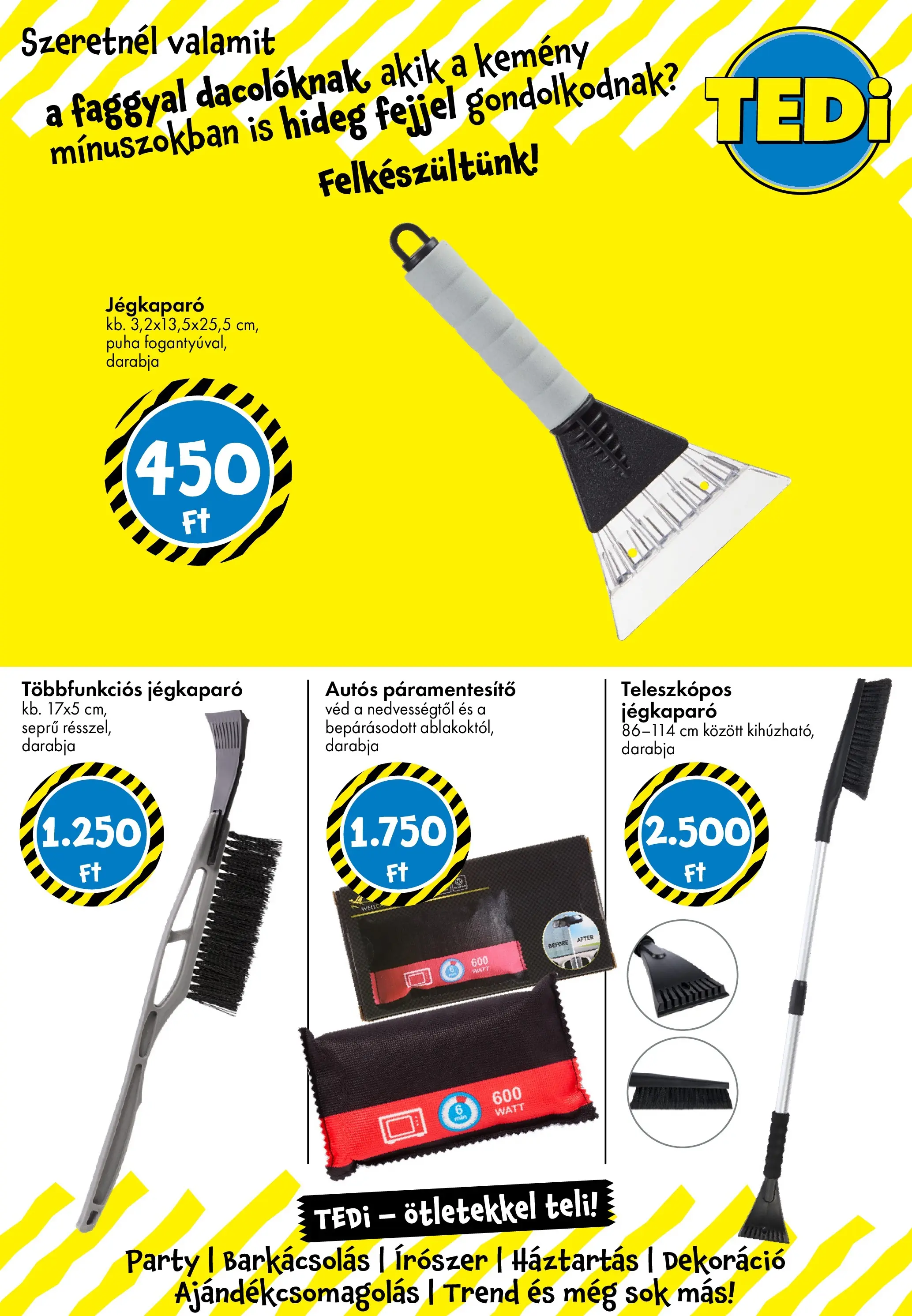 TEDi Akciós újság - 2025.12.12. -tól/töl > akció, lapozható szórólap 🛍️ | Oldal: 23 | Termékek: Páramentesítő, Dekoráció