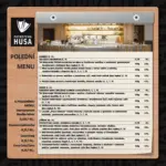 Potrefen&aacute; Husa Poledn&iacute; menu &ndash; do 12.12.2025