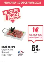 Promocash 1 jour prix produit - au 10.12.2025