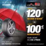 Bestdrive JUSQU'A 120&euro; EN BON D'ACHAT ET 100&euro; REMBOURSES SUR VOS PNEUS UNIROYAL - au 27.12.2025
