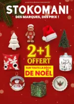 Stokomani 2+1 offert sur toute la d&eacute;co de No&euml;l - au 14.12.2025