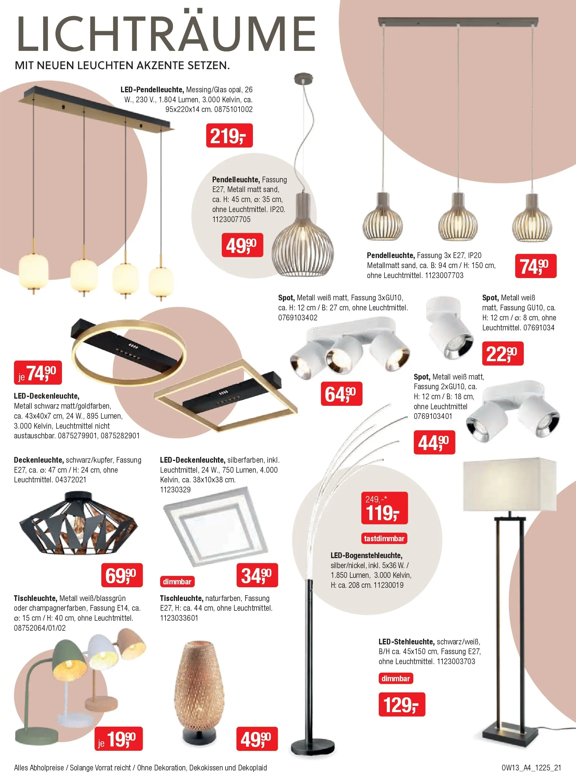 Entdecke - Möbel und Küchen Spartage (ab 18.12.2025) zum Blättern | Seite: 21