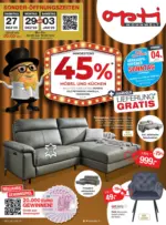 Opti-Wohnwelt M&ouml;bel und K&uuml;chen Spartage - bis 10.01.2026