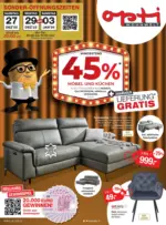 Opti-Wohnwelt M&ouml;bel und K&uuml;chen Spartage - bis 10.01.2026