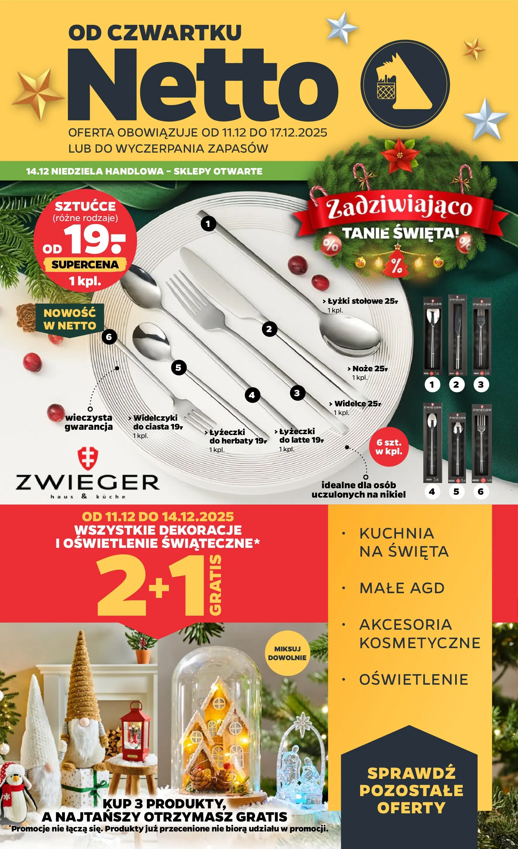 Netto - NETTO T50B Non Food ważne do 17.12 od 10.12.2025 - Aktualne promocje | Strona: 1 | Produkty: Sztućce
