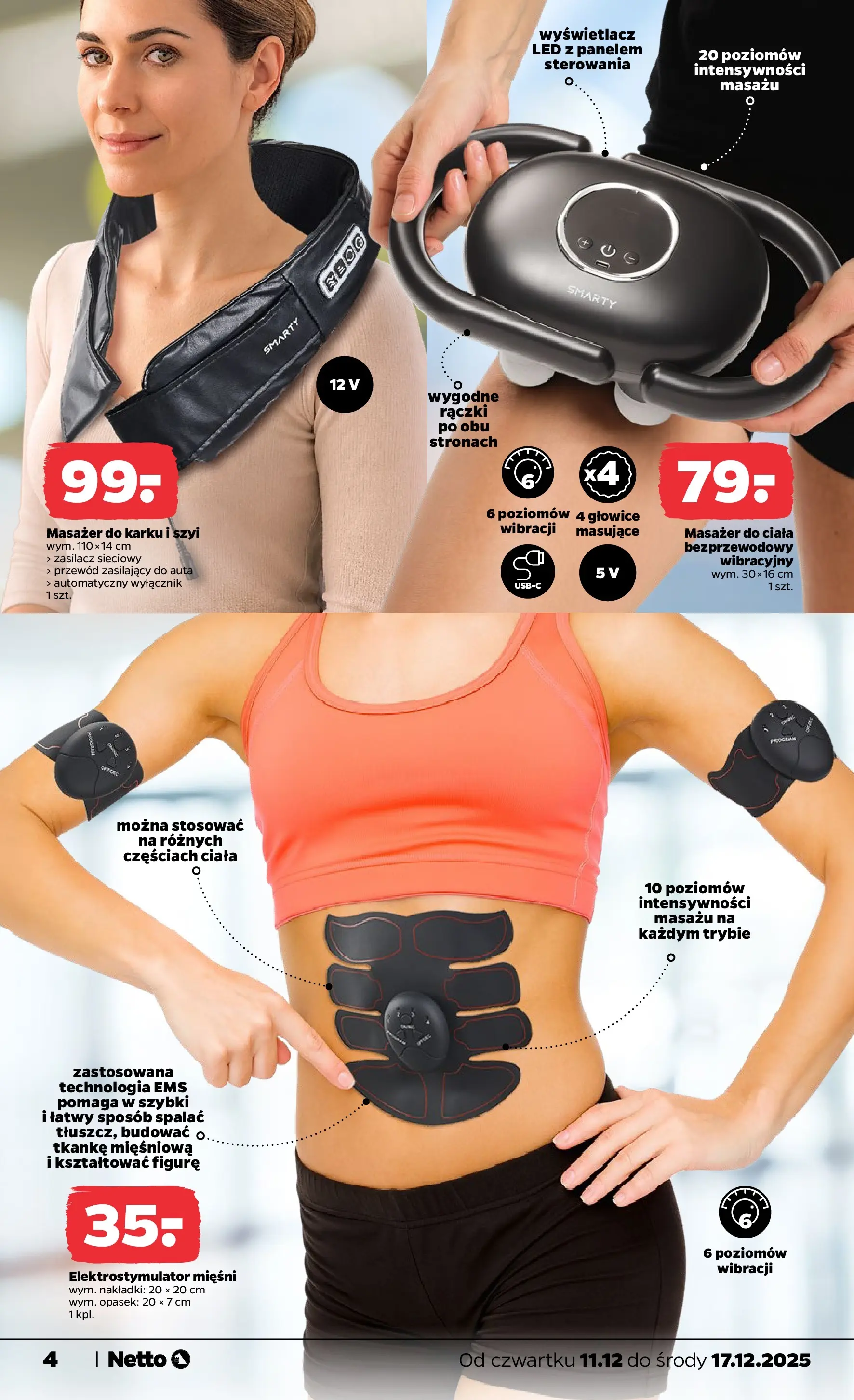 Netto - NETTO T50B Non Food ważne do 17.12 od 10.12.2025 - Aktualne promocje | Strona: 4